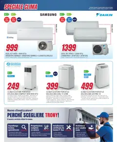 Anteprima del volantino Trony volantino valido a partire dal 28.04.2026 | Pagina: 25 | Prodotti: Mobile, Climatizzatore, Tanica, Samsung
