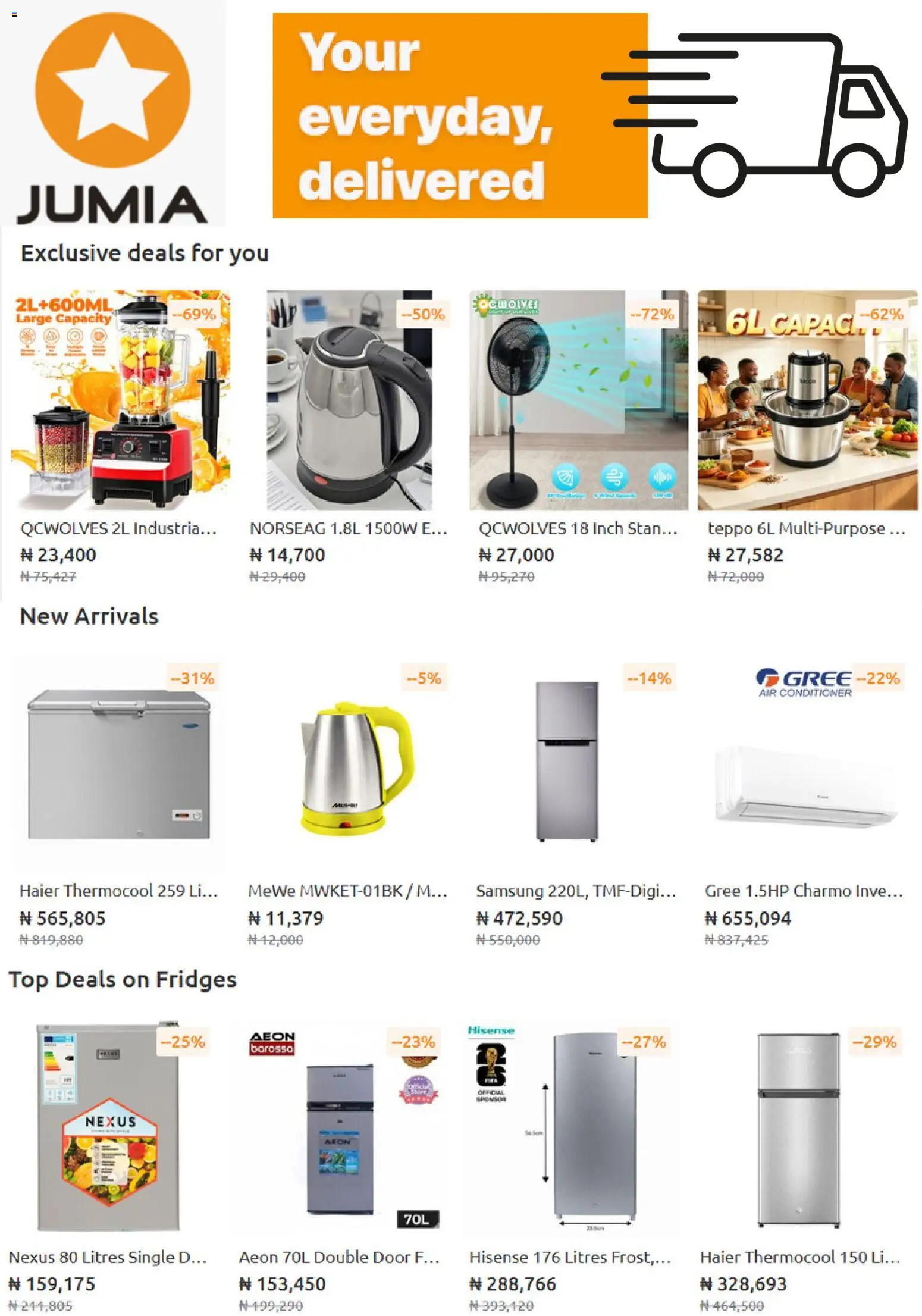 Jumia Catalogue valid from 31/08/2026 | Page: 5 | Products: Conditioner, Door