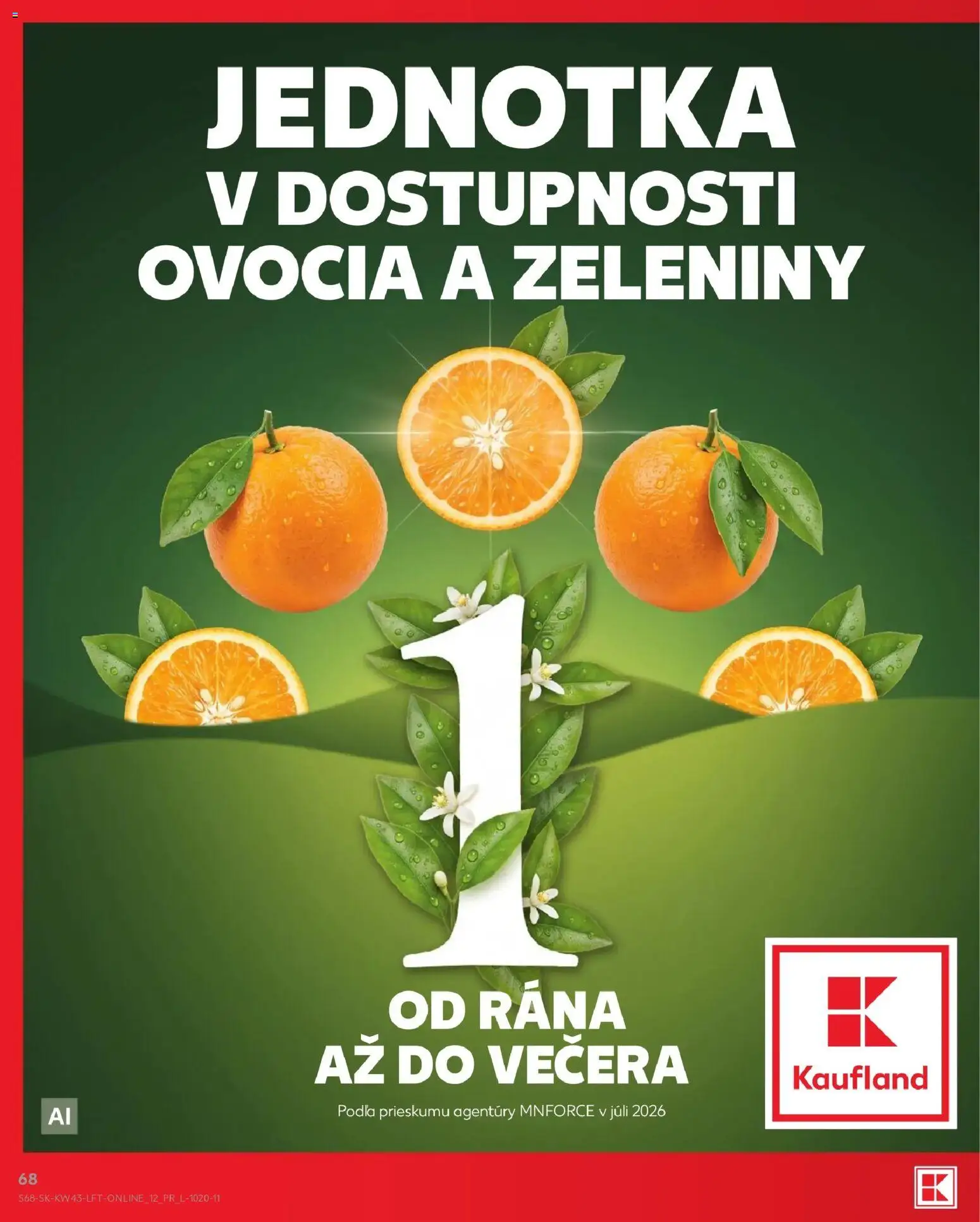 Nové Kaufland akcie – leták je platný od 22.10.2026 | Strana: 68