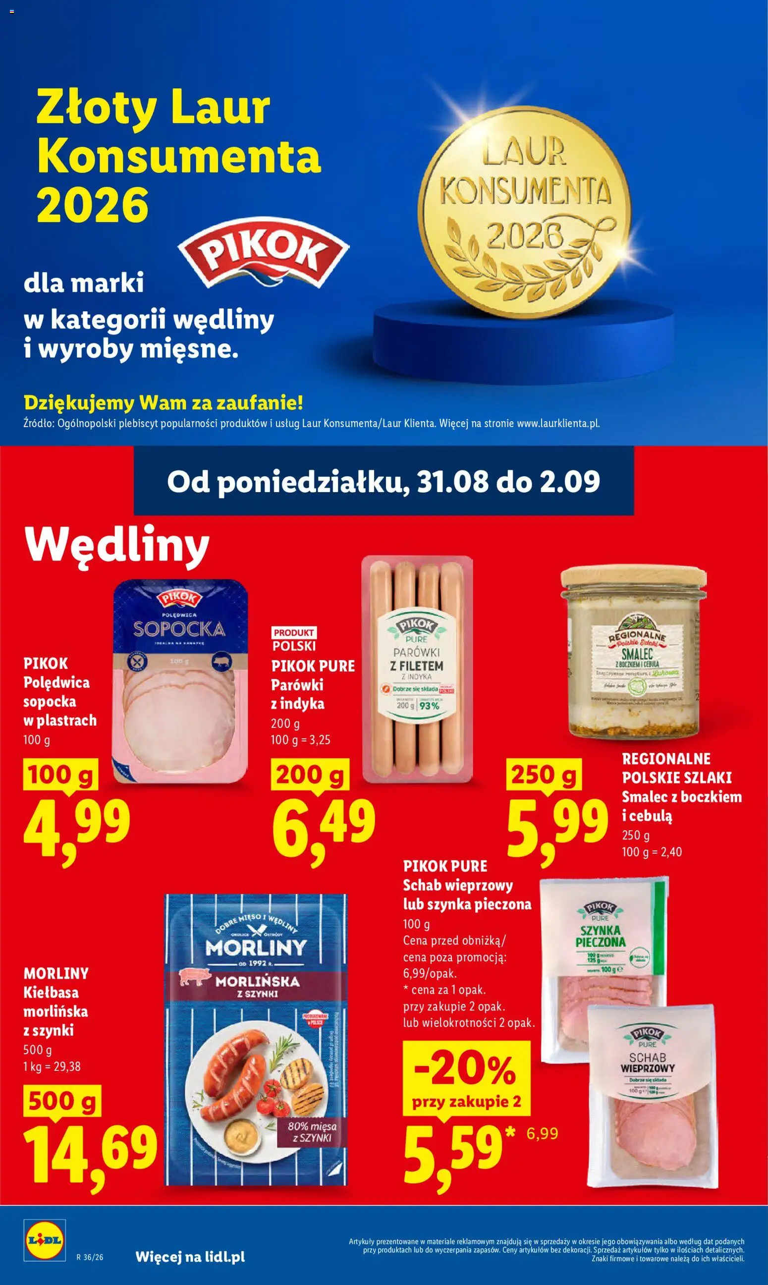 Lidl Polsko leták od 31.08.2026 | Strana: 54 | Produkty: Pikok