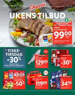 Forhåndsvisning av Jacobs kundeavis gyldig fra 21/09/2026