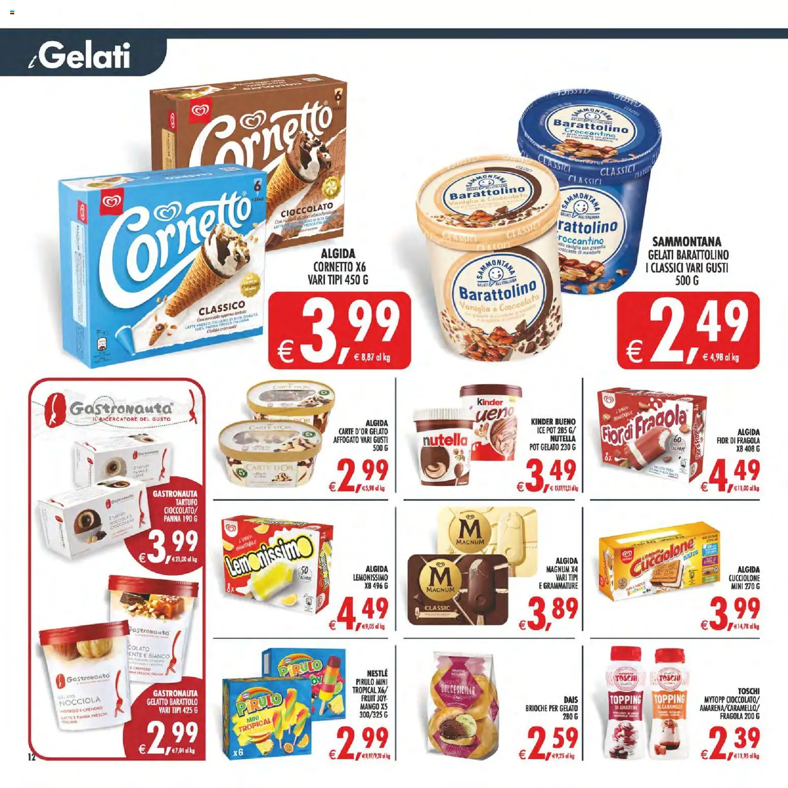 Volantino Decò del 11/08/2026 | Pagina: 14 | Prodotti: Vaniglia, Caramelle, Nutella, Amarena