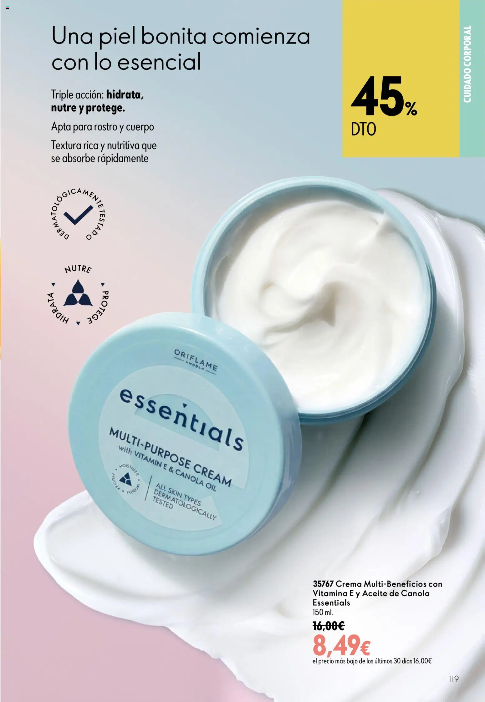 Oriflame - Catálogo Campaña 11 │ válido desde el 05/08/2026 | Página: 119 | Productos: Aceite, Crema