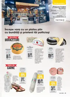 Ofertele Mega Image valabile de la 28.05.2026 | Pagină: 45 | Produse: Lapte, Brânză, Brânză cu mucegai, Fistic