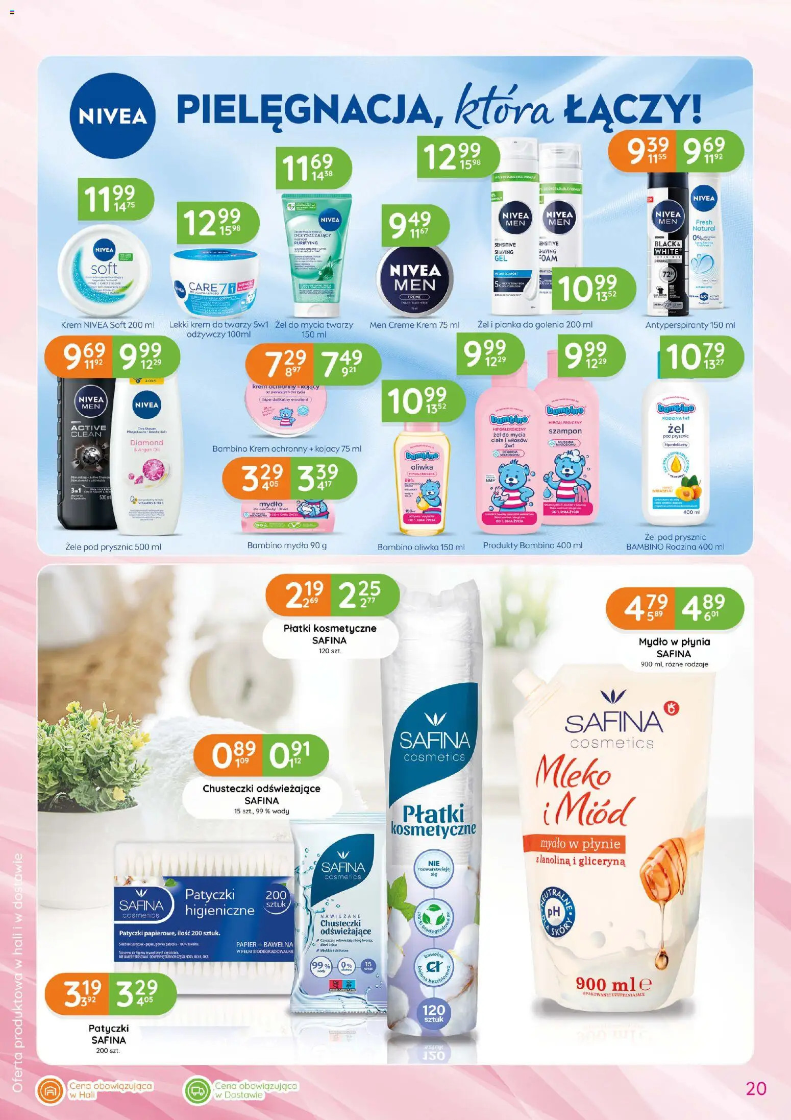Eurocash gazetka - Katalog Chemiczny od 04.06.2026 | Strona: 20 | Produkty: Mydło w płynie, Pianka do golenia, Mydło, Krem do twarzy