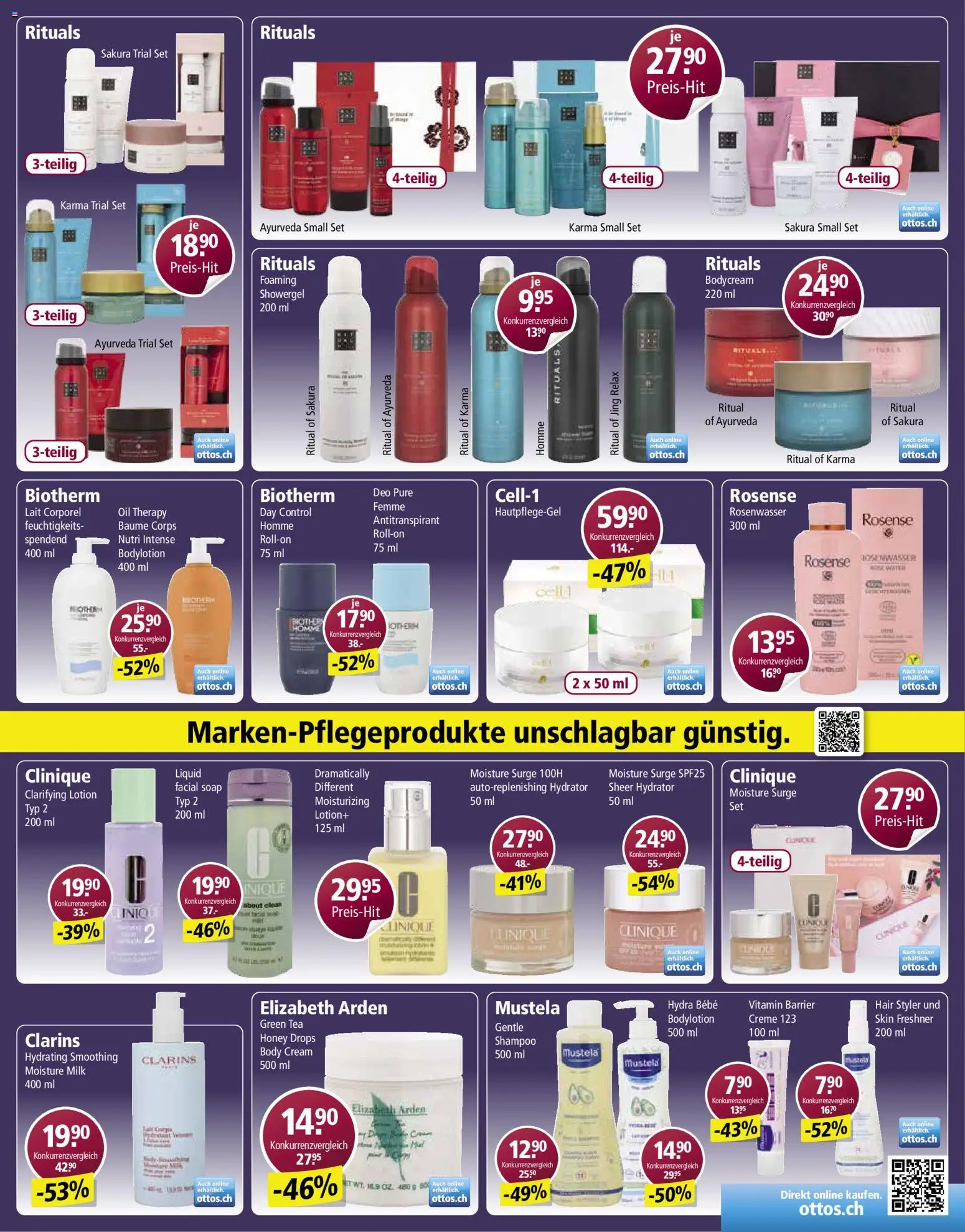 Otto's aktionen Marken Spezial – gültig ab 19.10.2026 | Seite: 5 | Produkte: Shampoo, Antitranspirant, Body Cream, Creme
