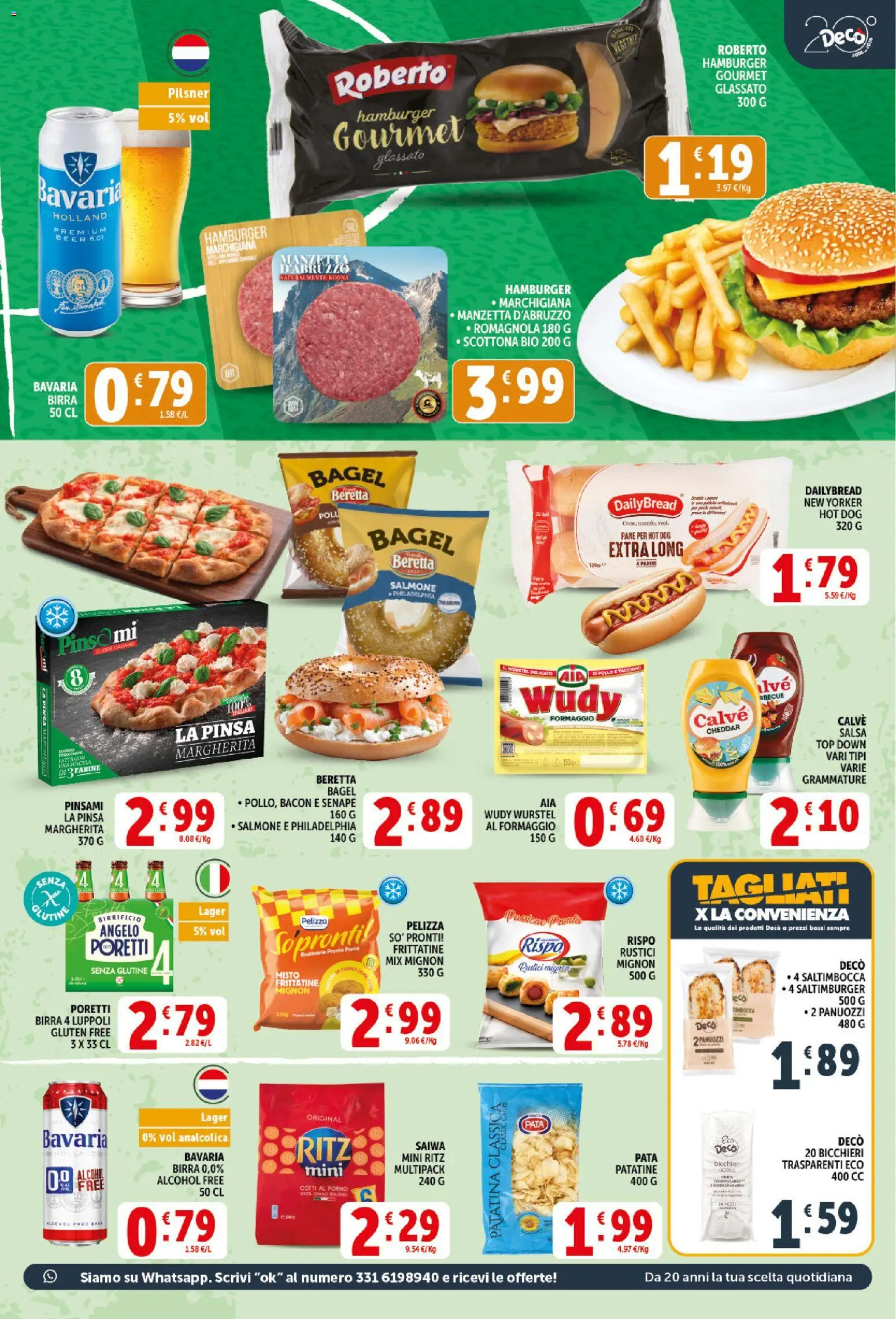 Volantino Decò del 10/07/2026 | Pagina: 15 | Prodotti: Patatine, Salsa, Formaggio, Forno