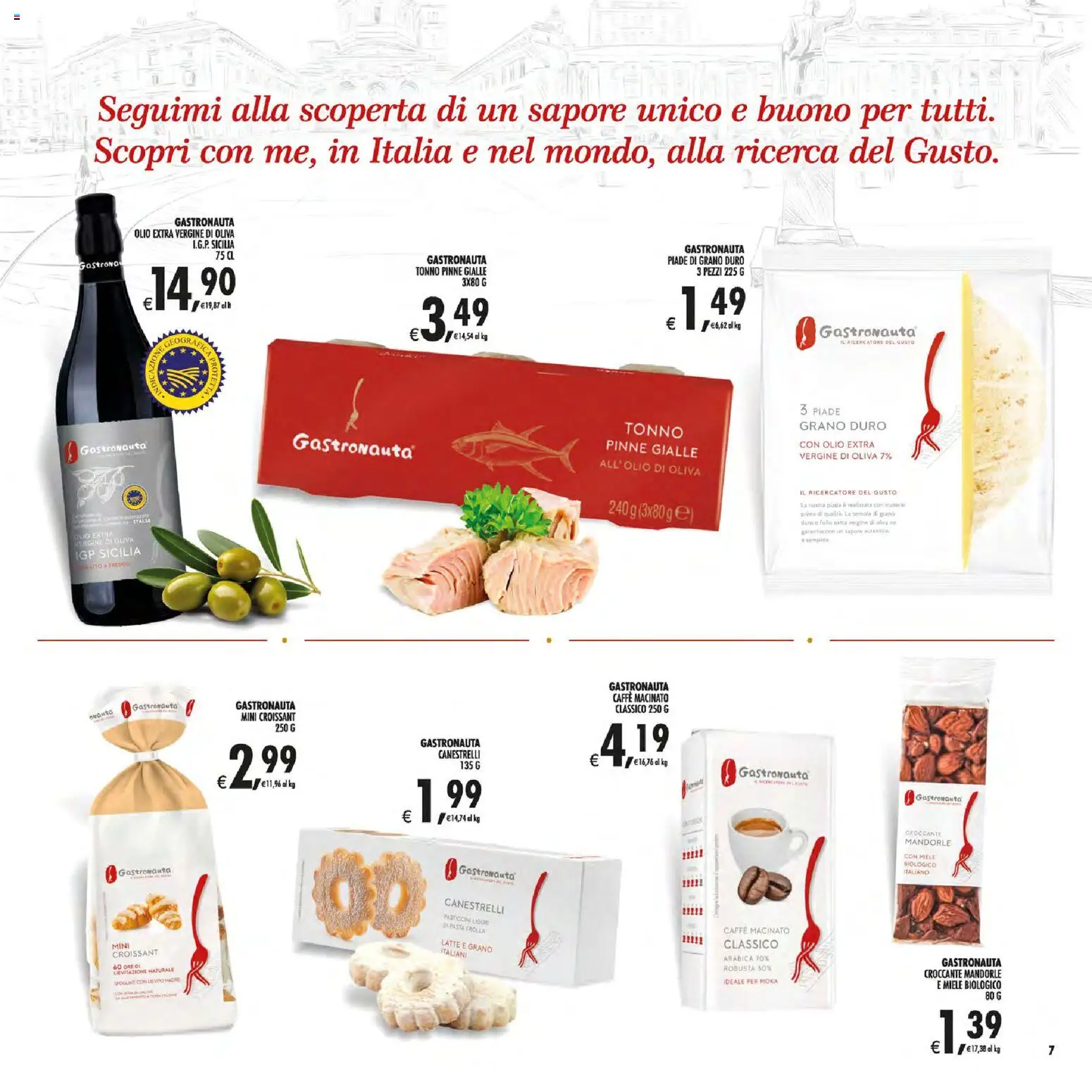 Volantino Decò del 01/09/2026 | Pagina: 7 | Prodotti: Pasticcini, Latte, Mandorle, Caffè macinato