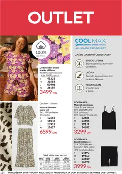 COOLMAX® Majica bez rukava, Crna. Za sve setone 59% COOLMAX® 59% poliester, 32% najlon i 9% elastin. - pregled AVON kataloga - važi od 01.05.2026 | Strana: 134 | Proizvode: Majica bez rukava, Šorc, Pidžama