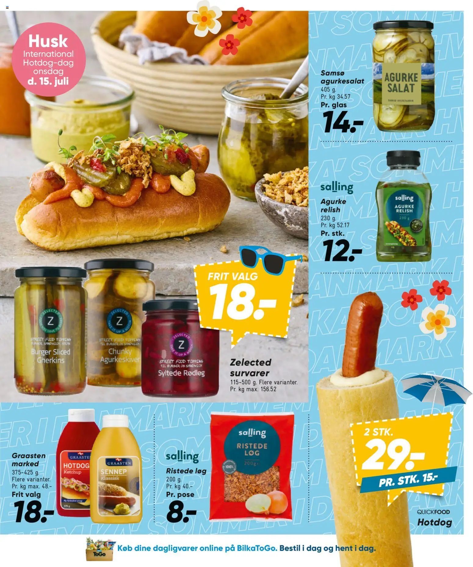 Bilka tilbudsavis – gyldig fra 10/07/2026 | Side: 22 | Produkter: Ketchup, Rødløg, Salat, Sennep