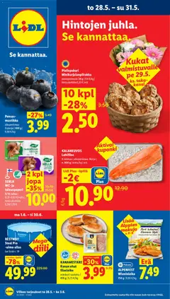 Lidl-mainoslehti voimassa 28.05.2026 alkaen