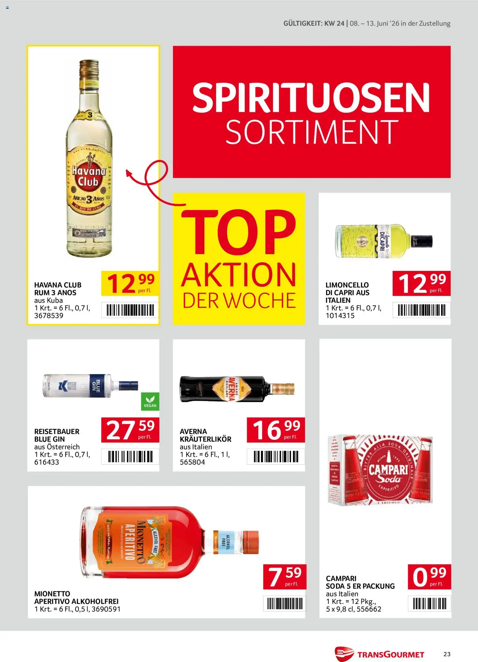Transgourmet Zustellaktion gültig ab 08.06.2026 | Seite: 23
