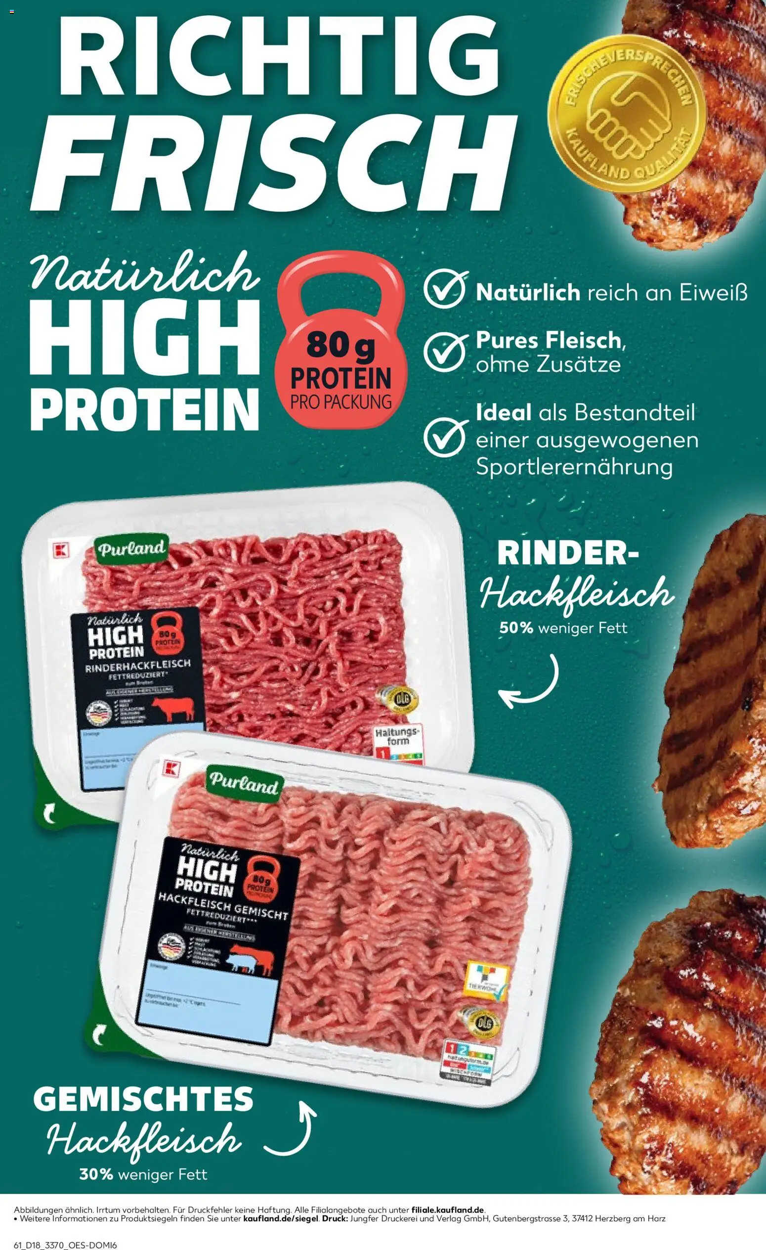Kaufland Prospekt Rostock	 – gültig ab 30.04.2026 | Seite: 61 | Produkte: Hackfleisch