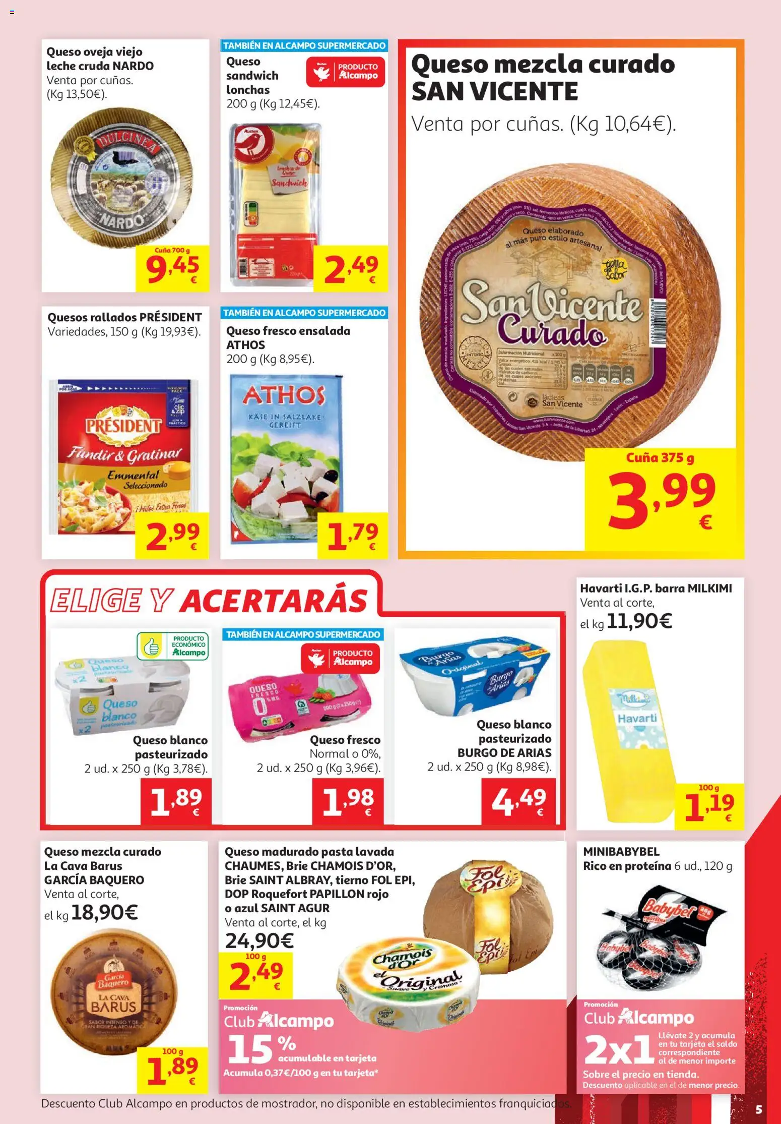 Alcampo -  HP Unico │ válido desde el 16.06.2026 | Página: 5 | Productos: Κρεμάστρα, Leche, Queso fresco, Té