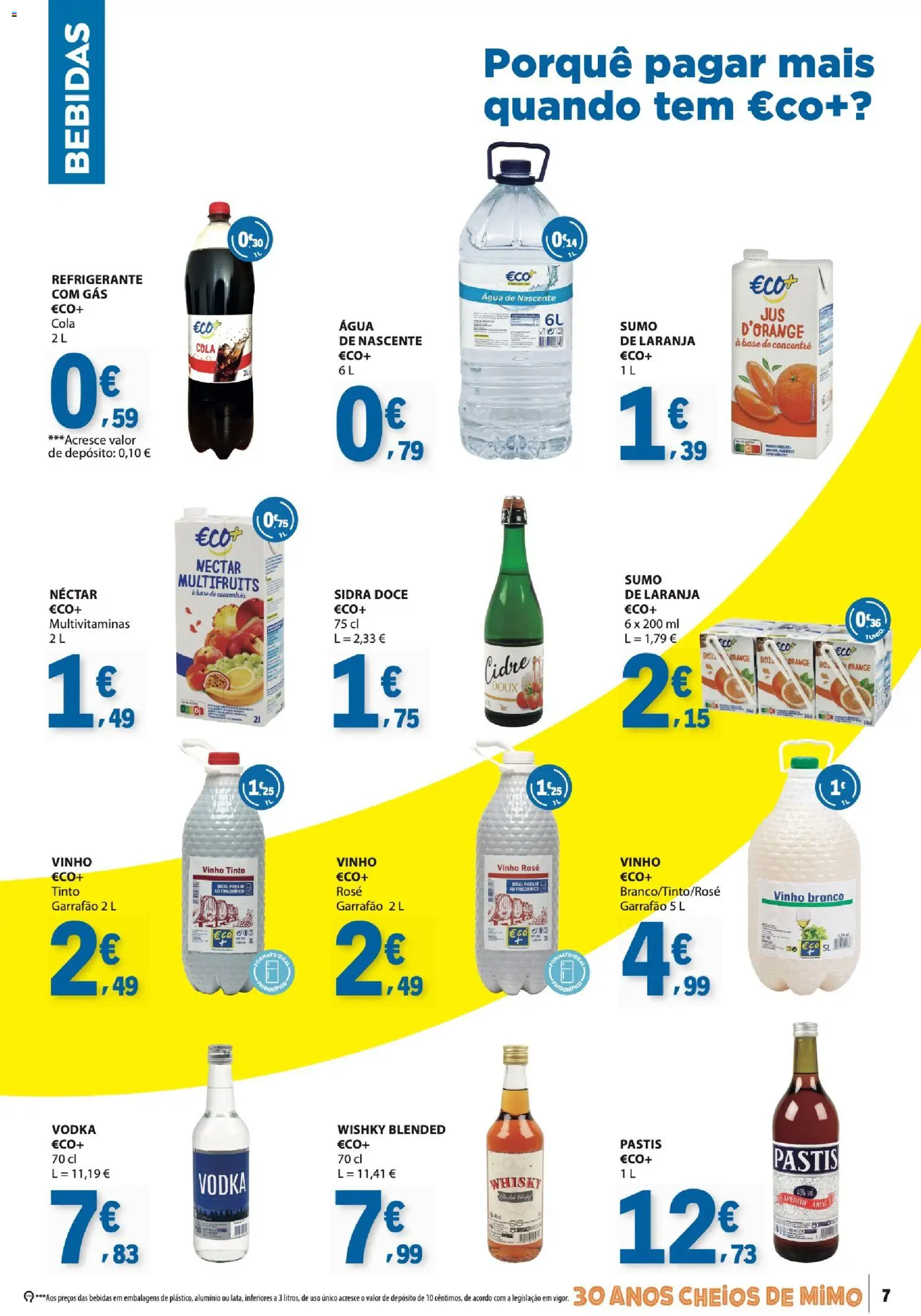 E.Leclerc - Folheto Especial Eco e Marca Guia │ válido de 08/09/2026 | Página: 7 | Produtos: Base, Sumo, Vinho, Vinho tinto