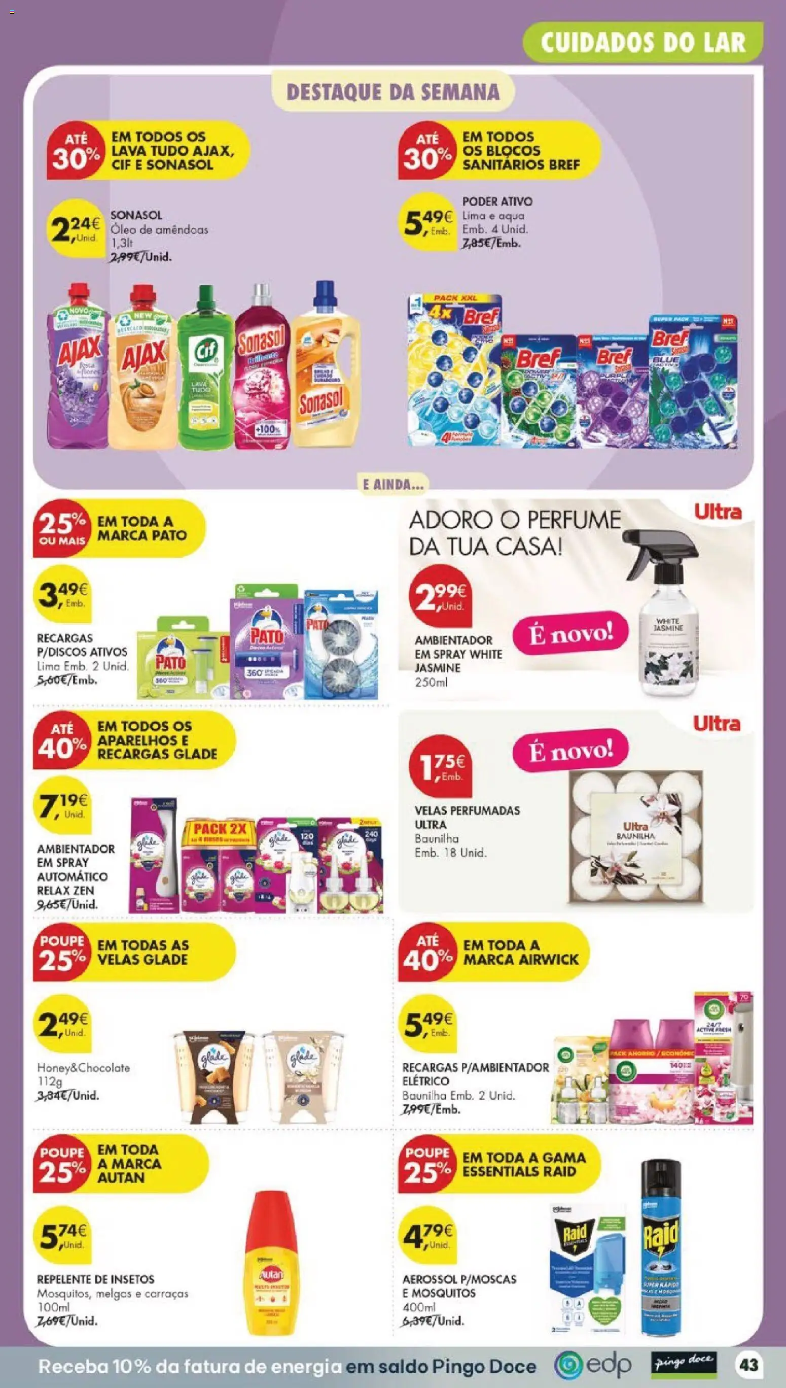 Pingo Doce folheto │ válido de 21/07/2026 | Página: 53 | Produtos: Perfume, Repelente, Óleo, Velas