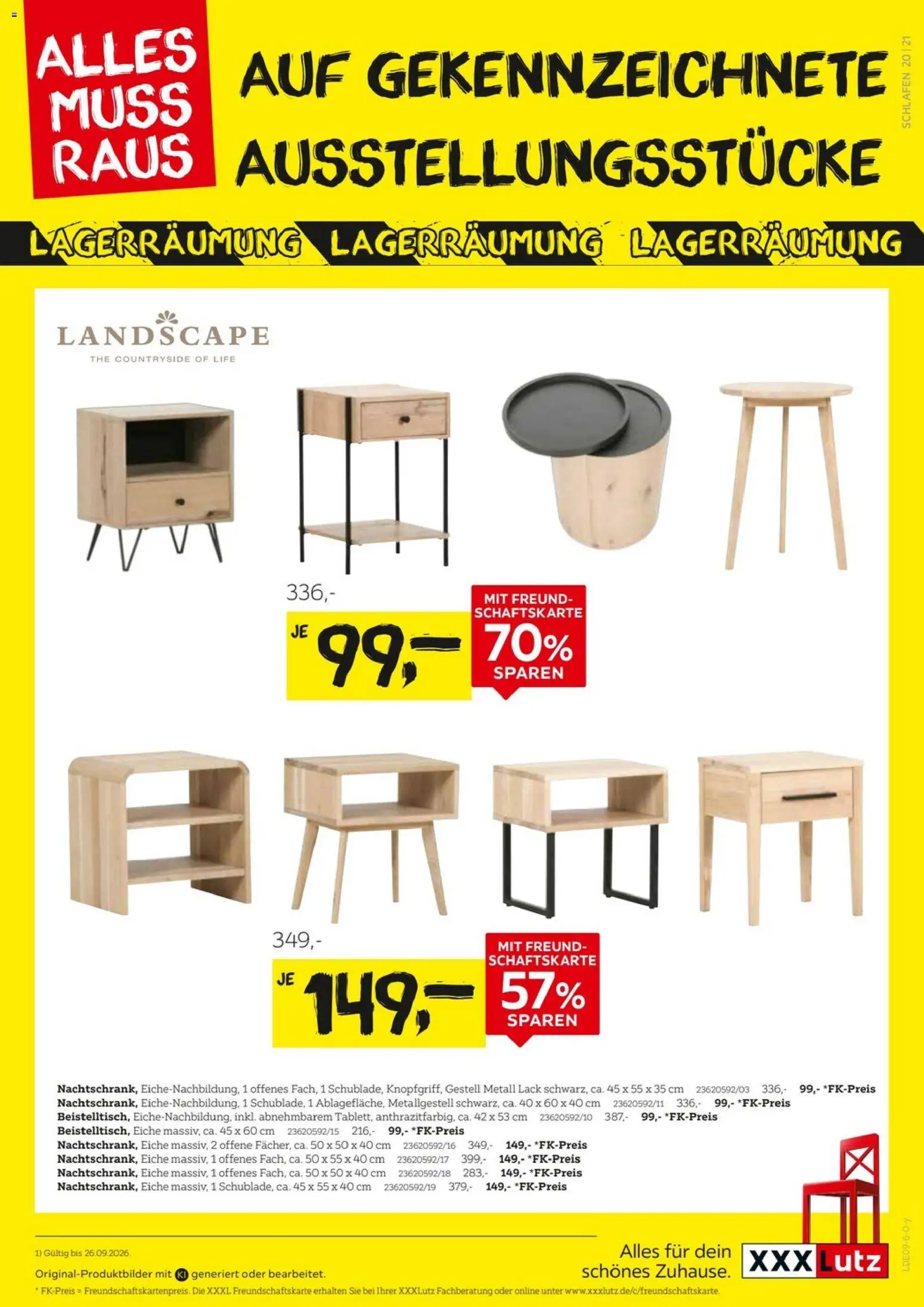 XXXLutz Größte Lagerräumung – gültig ab 12.09.2026 | Seite: 21