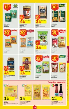 Pré-visualização Auchan folheto válido de 22/10/2026 | Página: 23 | Produtos: Sriracha, Bolo, Queijo, Farinha