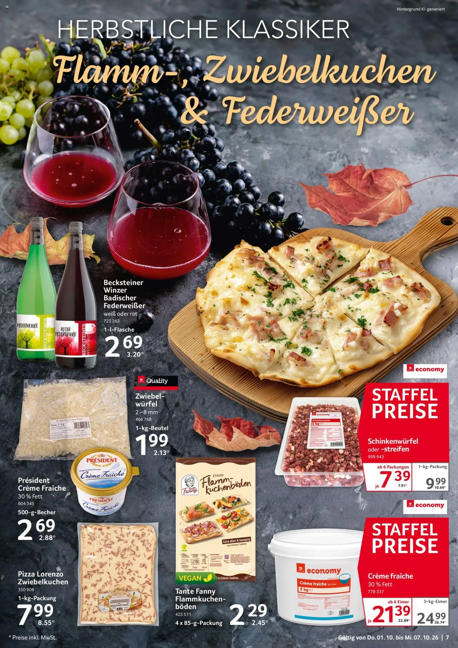 Selgros Prospekt – gültig ab 01.10.2026 | Seite: 7 | Produkte: Creme, Pizza