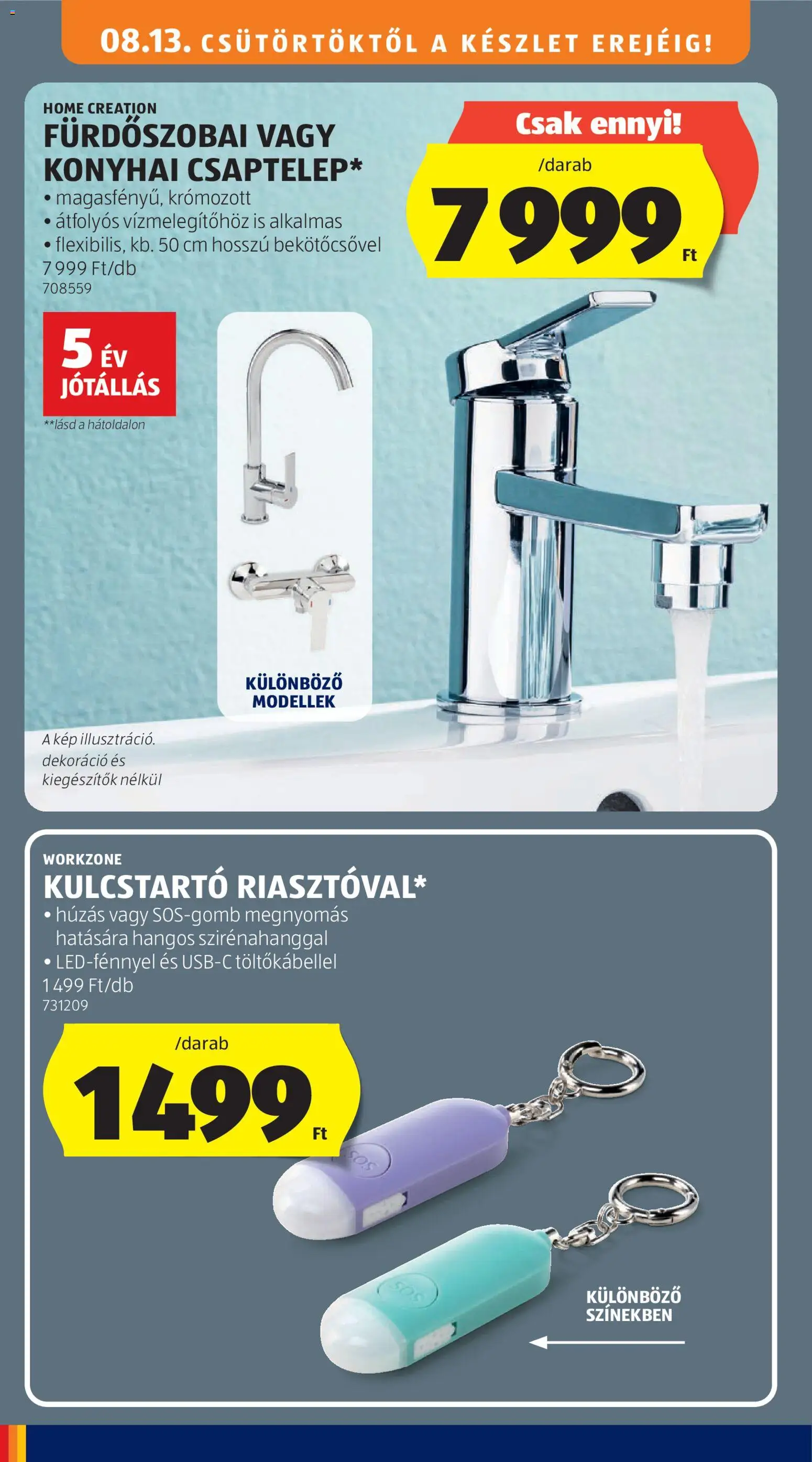 Aldi akciós ujság - amely érvényes a következő dátumtól: 2026.08.13. | Oldal: 38 | Termékek: Dekoráció