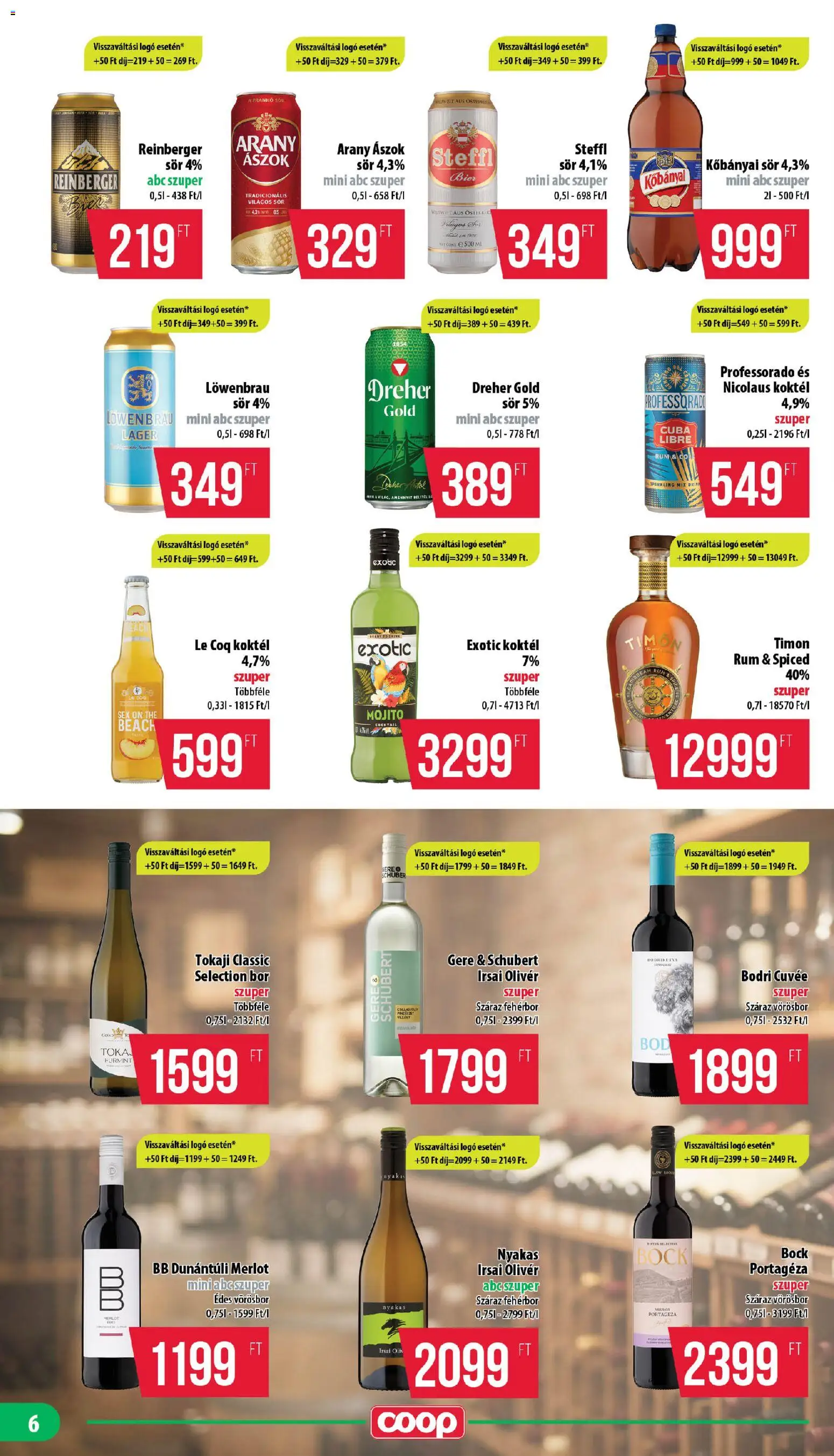 COOP akciós ujság - amely érvényes a következő dátumtól: 2026.07.23. | Oldal: 6