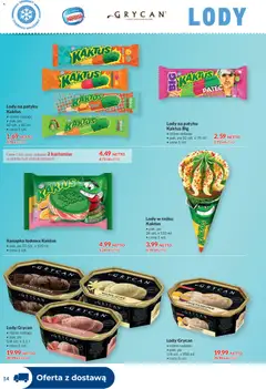 Pogląd oferty "Makro gazetka - Dystrybucja do sklepów" - ważna od 12.05.2026 | Strona: 14 | Produkty: Mak, Lody Grycan, Lody na patyku, Lody