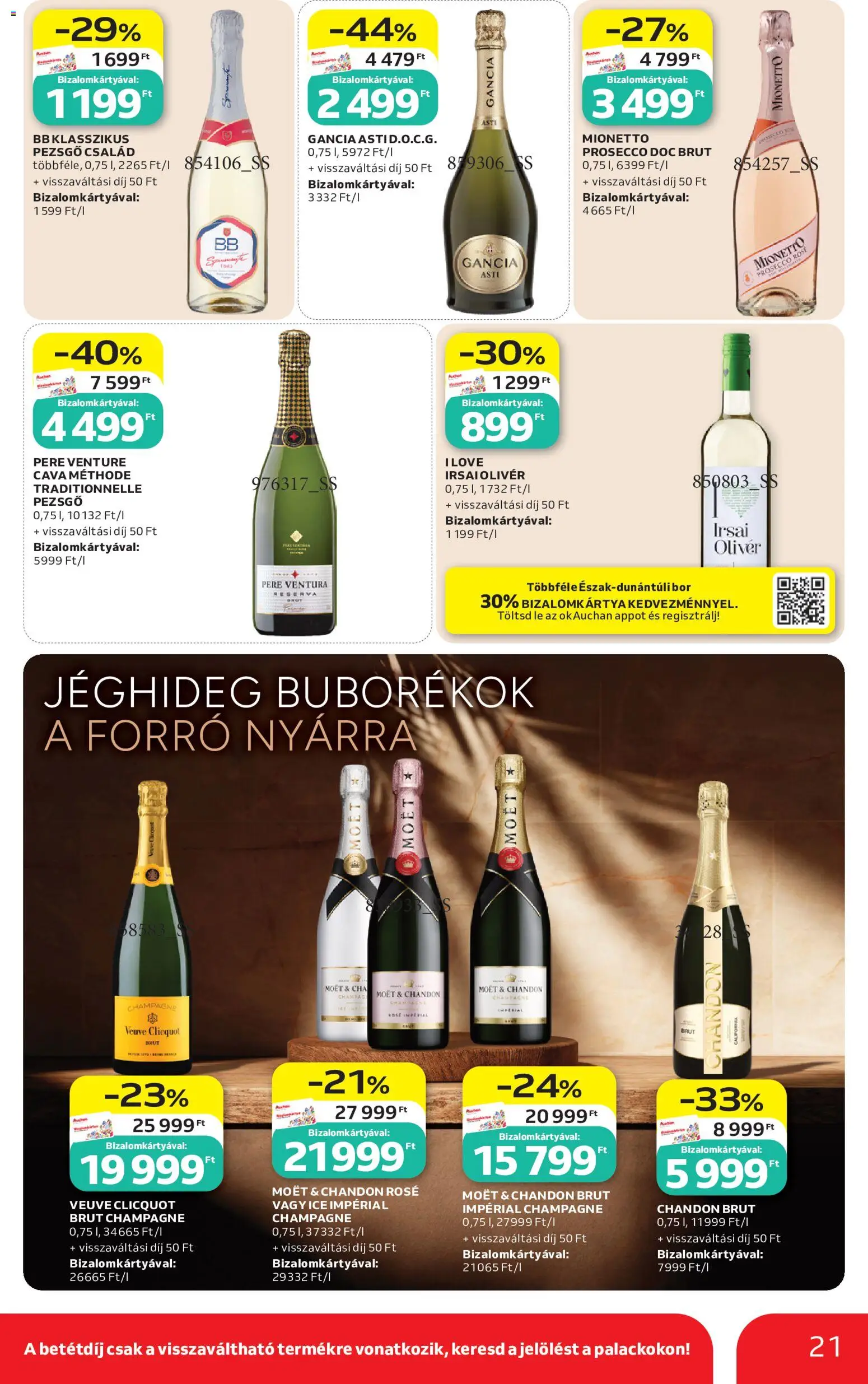 Auchan akciós ujság - amely érvényes a következő dátumtól: 2026.08.21. | Oldal: 21