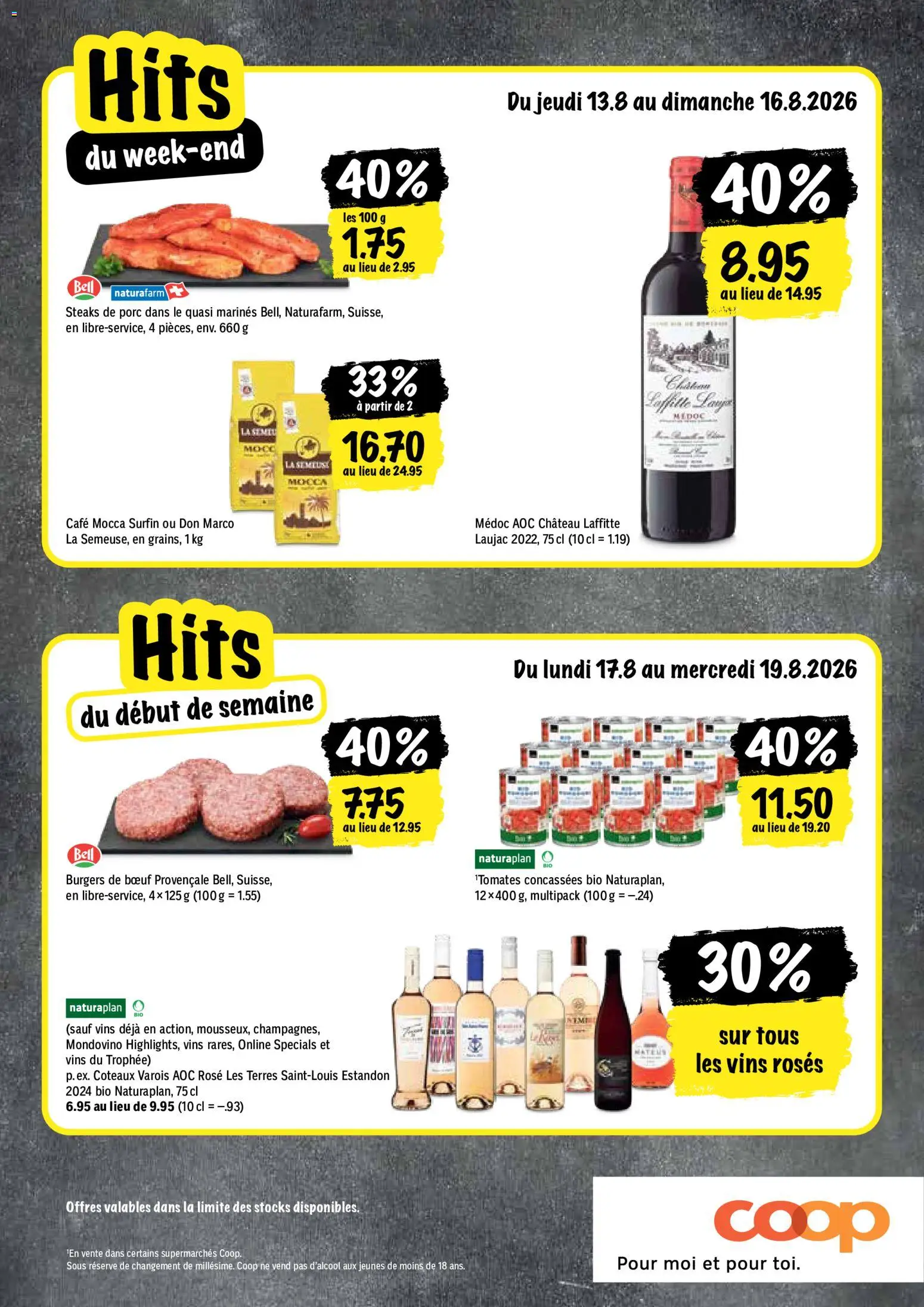 Coop aktionen FR – gültig ab 13.08.2026 | Seite: 20