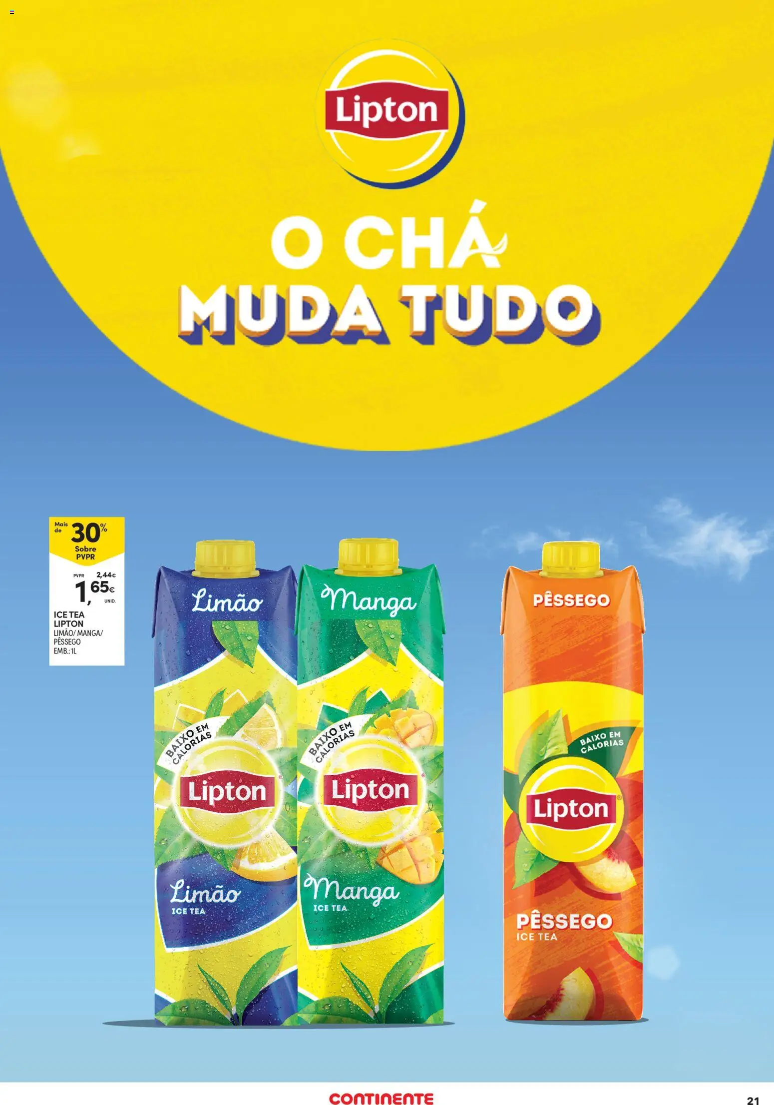 Continente Açores │ válido de 11.06.2026 | Página: 21 | Produtos: Chá