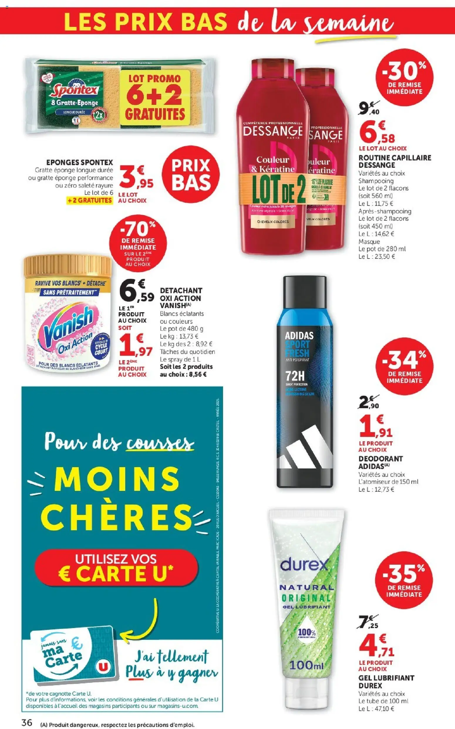 {H1} | Page: 36 | Produits: Vanish, Adidas, Masque, Détachant