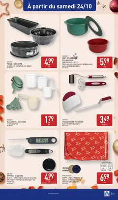 Aldi - Prévisualisation de MOULE À GÂTEAU, En acier avec revêtement anti-adhésif. valide à partir de 20/10/2026 | Page: 45 | Produits: Thermomètre, Cake, Gâteau, Nappe