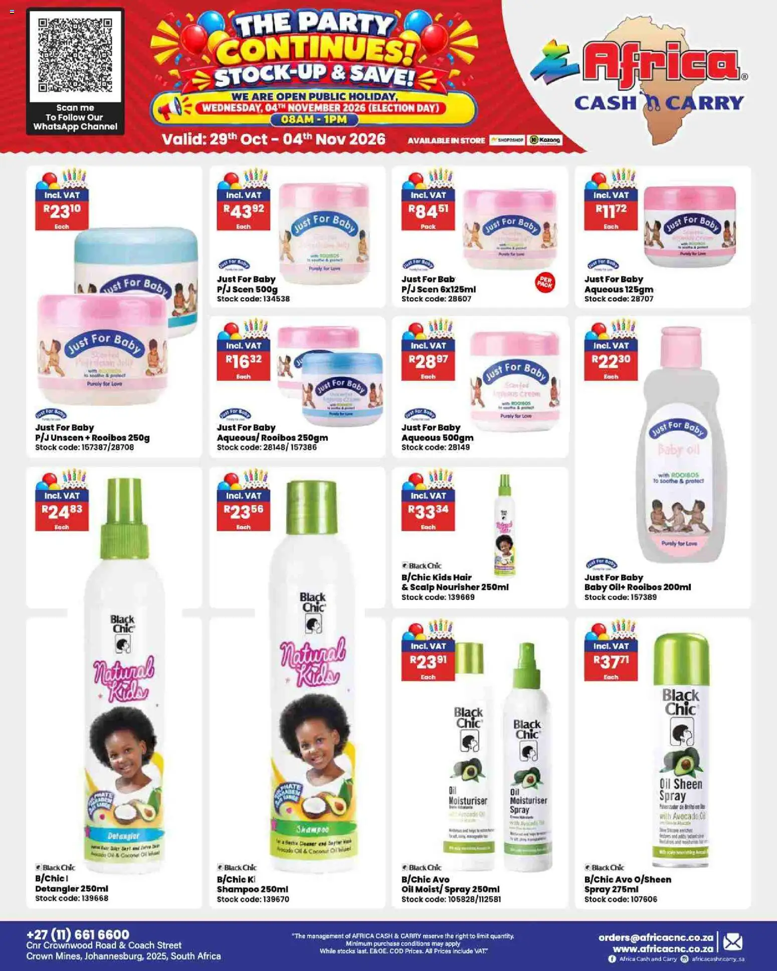 New Africa Cash & Carry catalogue – valid from 29/10/2026 | Page: 126