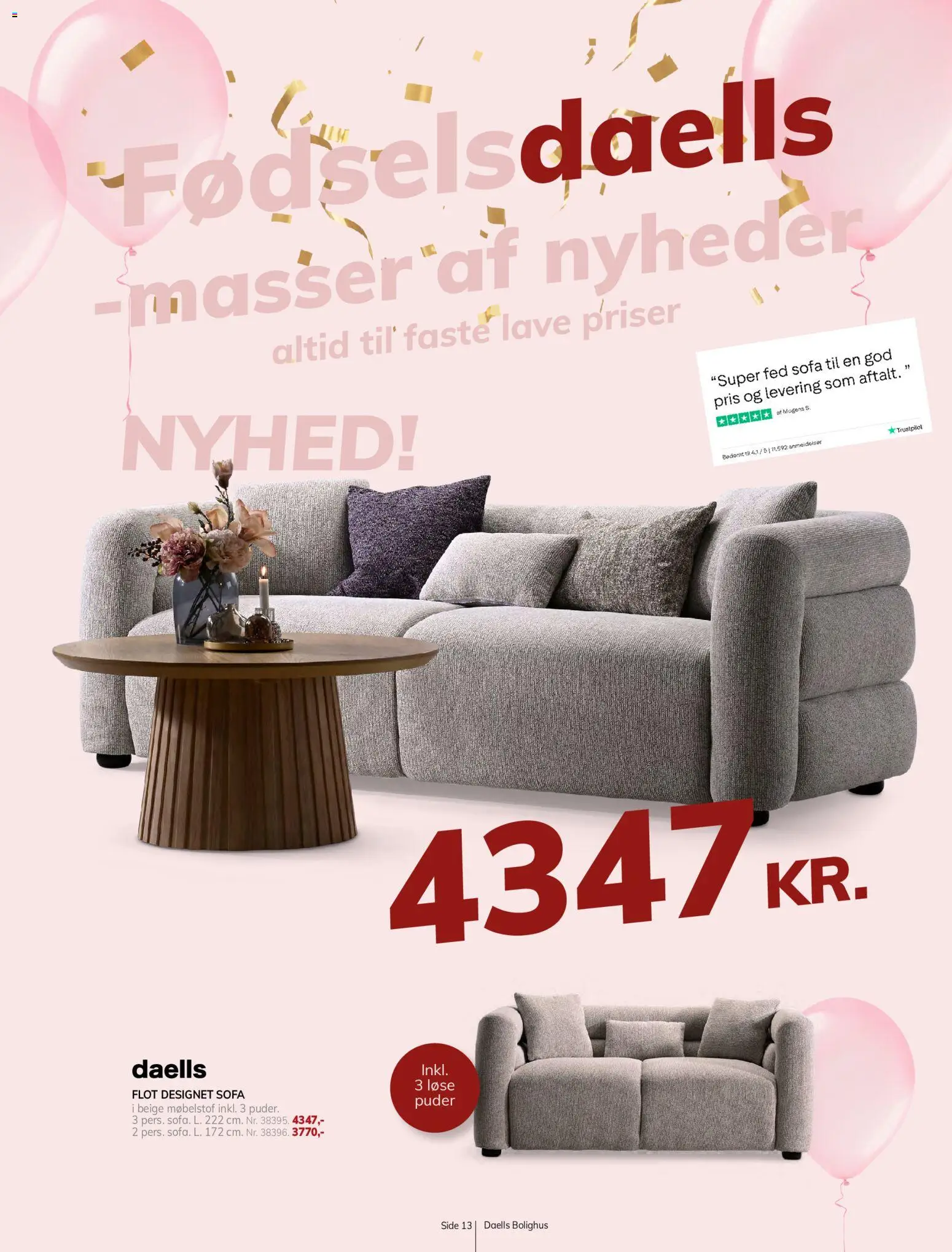 Daells Bolighus tilbudsavis – gyldig fra 29/10/2026 | Side: 13