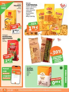 Studenac Katalog - Pregled kataloga iz trgovine Studenac, vrijedi od 06.05.2026 | Stranica: 16 | Proizvodi: Rezanci, Tjestenina, Brašno, Palenta
