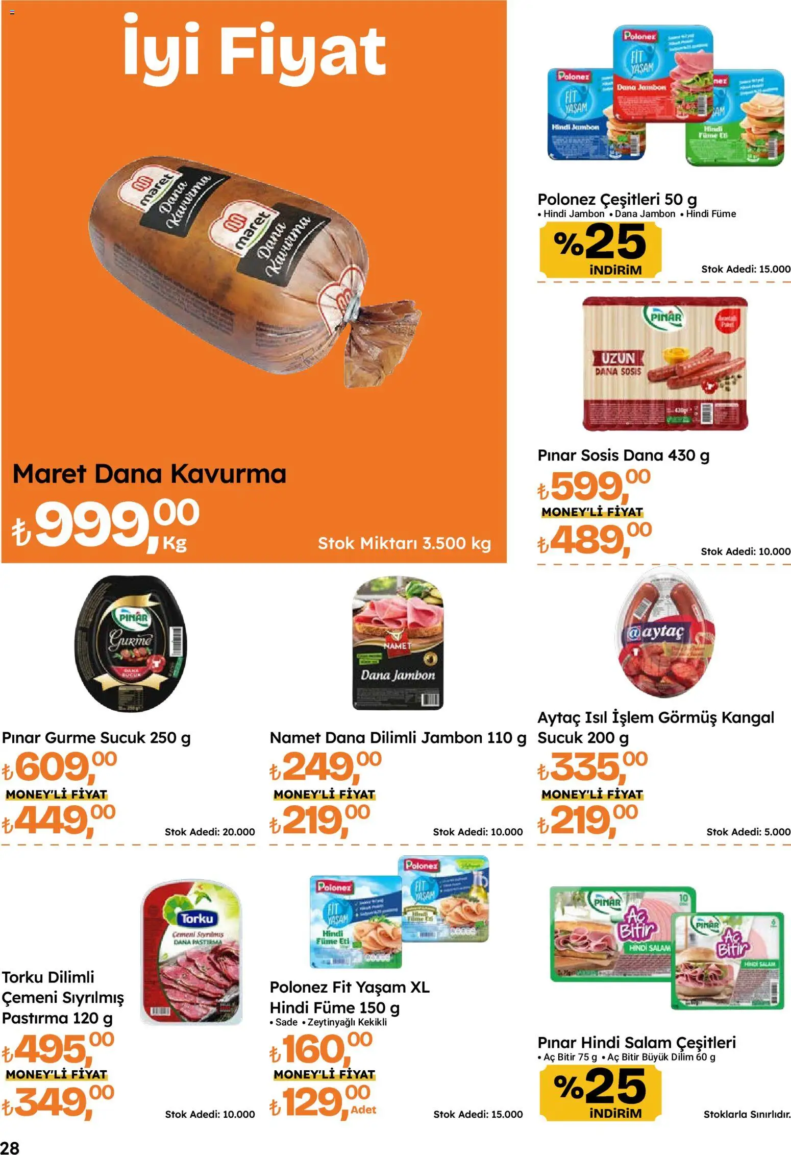 Migros Katalog - 5M Migroskop Dijital - 10 Eylül 2026 tarihinden itibaren geçerlidir | Sayfa: 28 | Ürünler: Jambon, Sosis, Hindi füme, Sucuk
