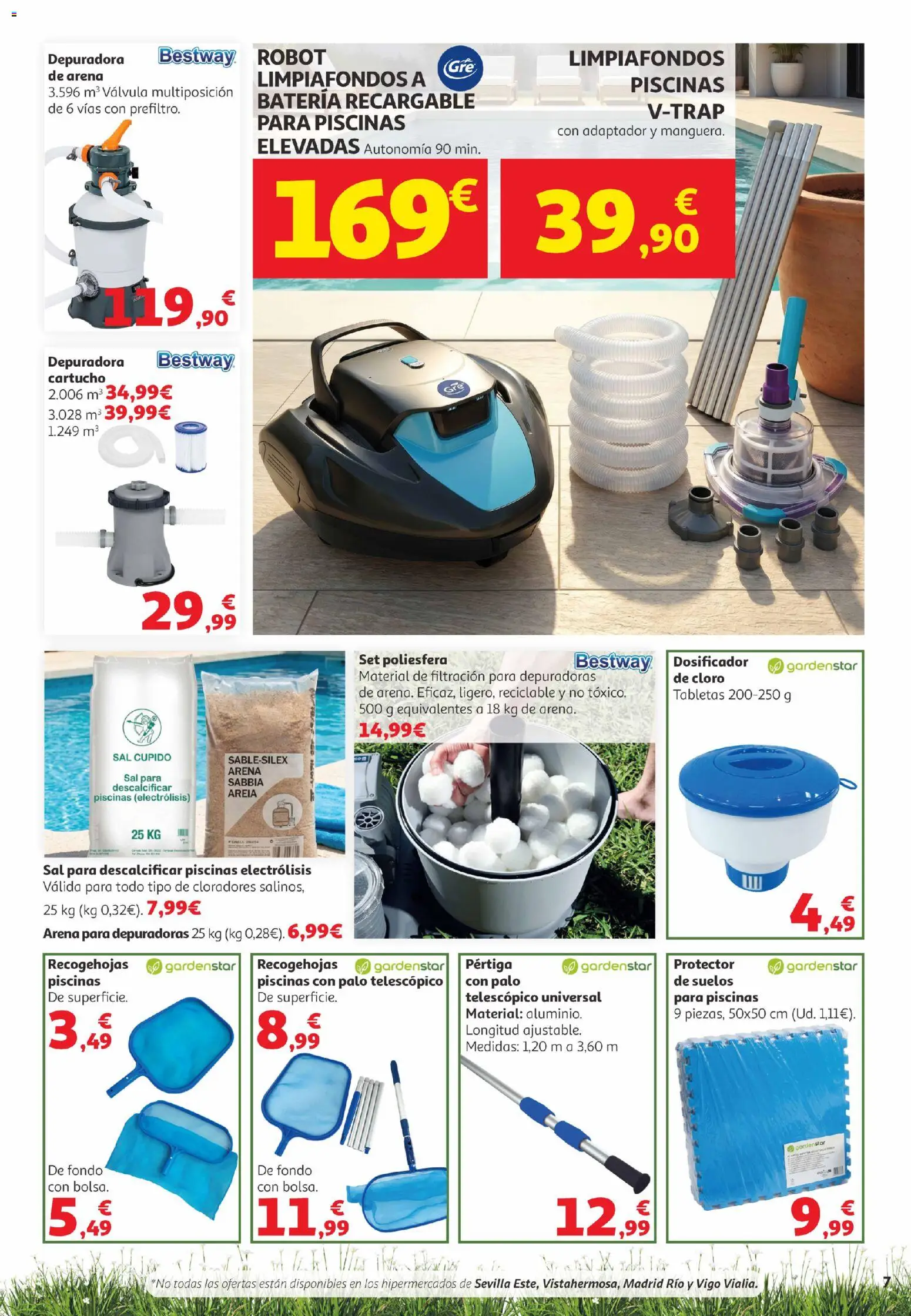 Alcampo Aire Libre Canarias │ válido desde el 28.05.2026 | Página: 7 | Productos: Adaptador, Robot, Batería