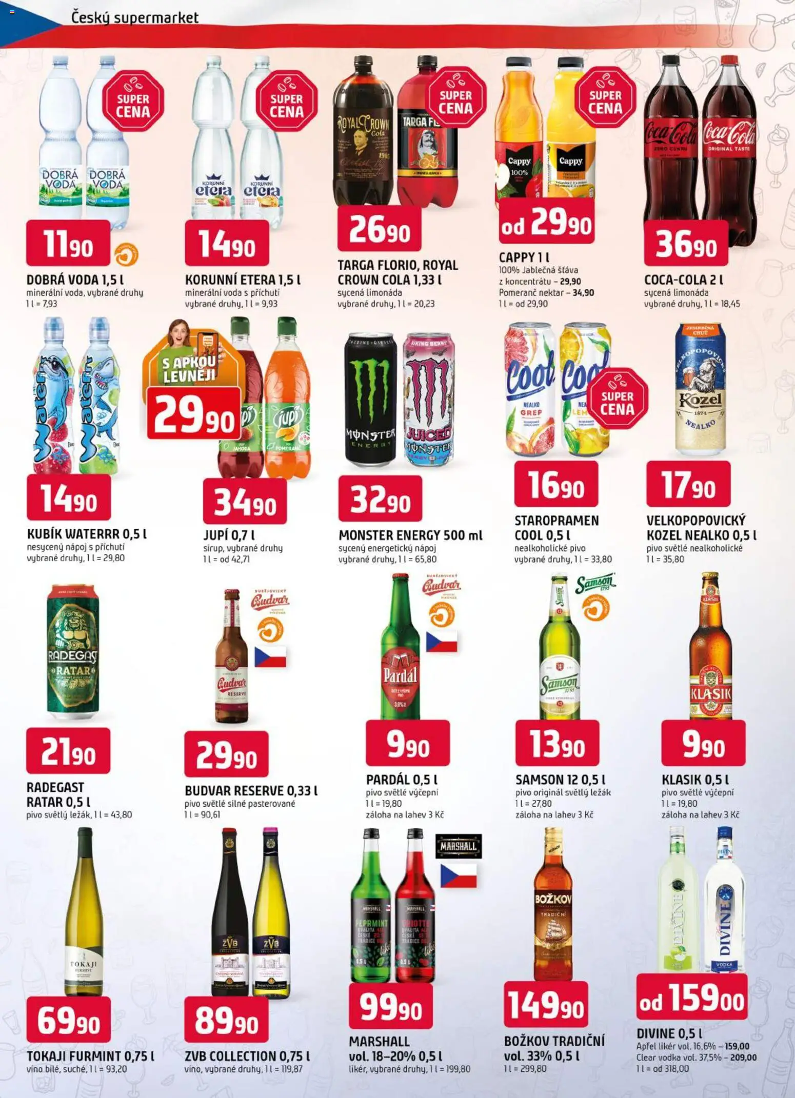 Trefa leták od 03.06.2026 | Strana: 10 | Produkty: Staropramen, Limonáda, Vodka, Kubík Waterrr