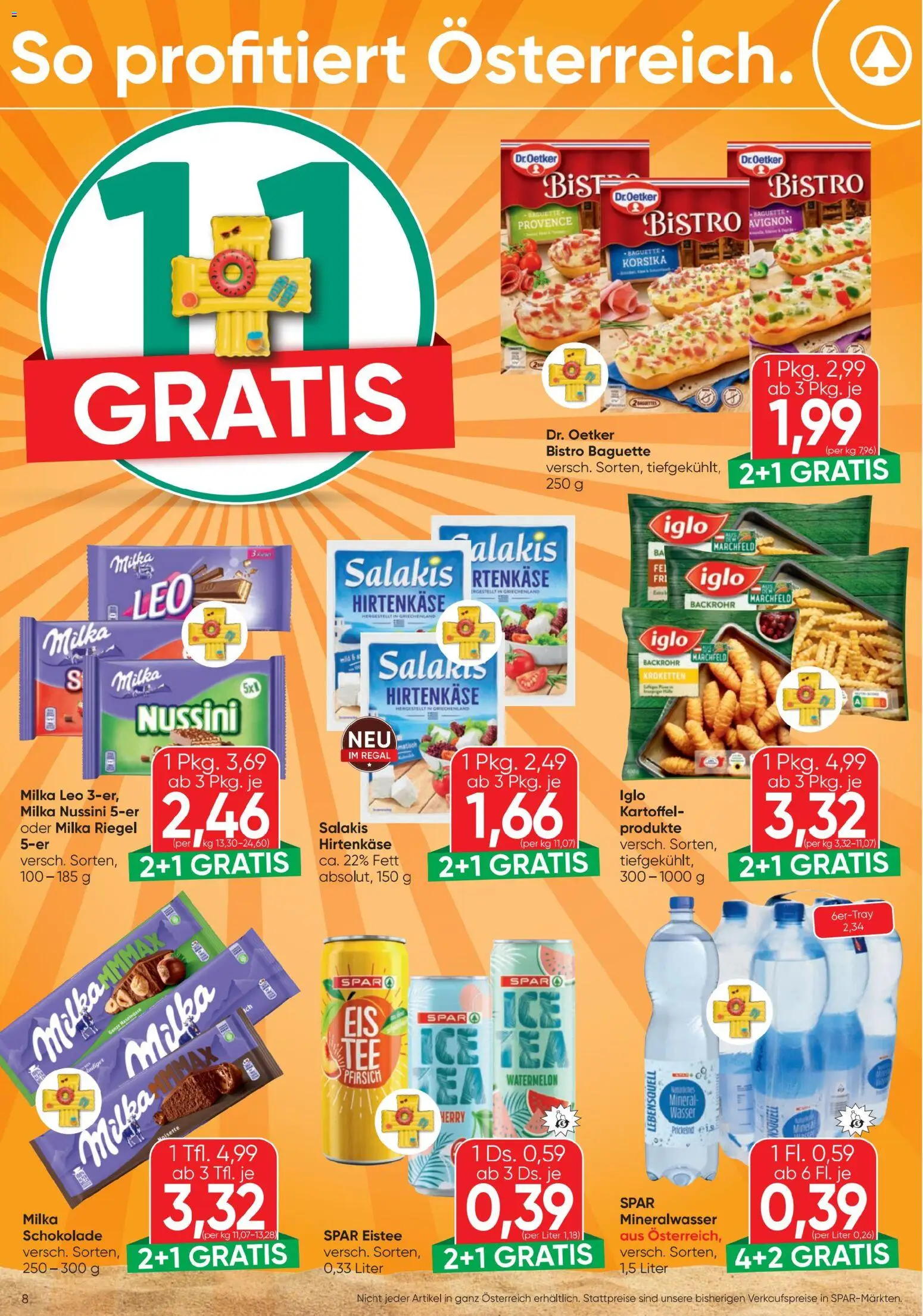 Spar - Flugblatt gültig ab 16.07.2026 | Seite: 8