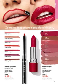 Oriflame leták platný od 08.07.2026 | Strana: 43 | Produkty: Ceruzka