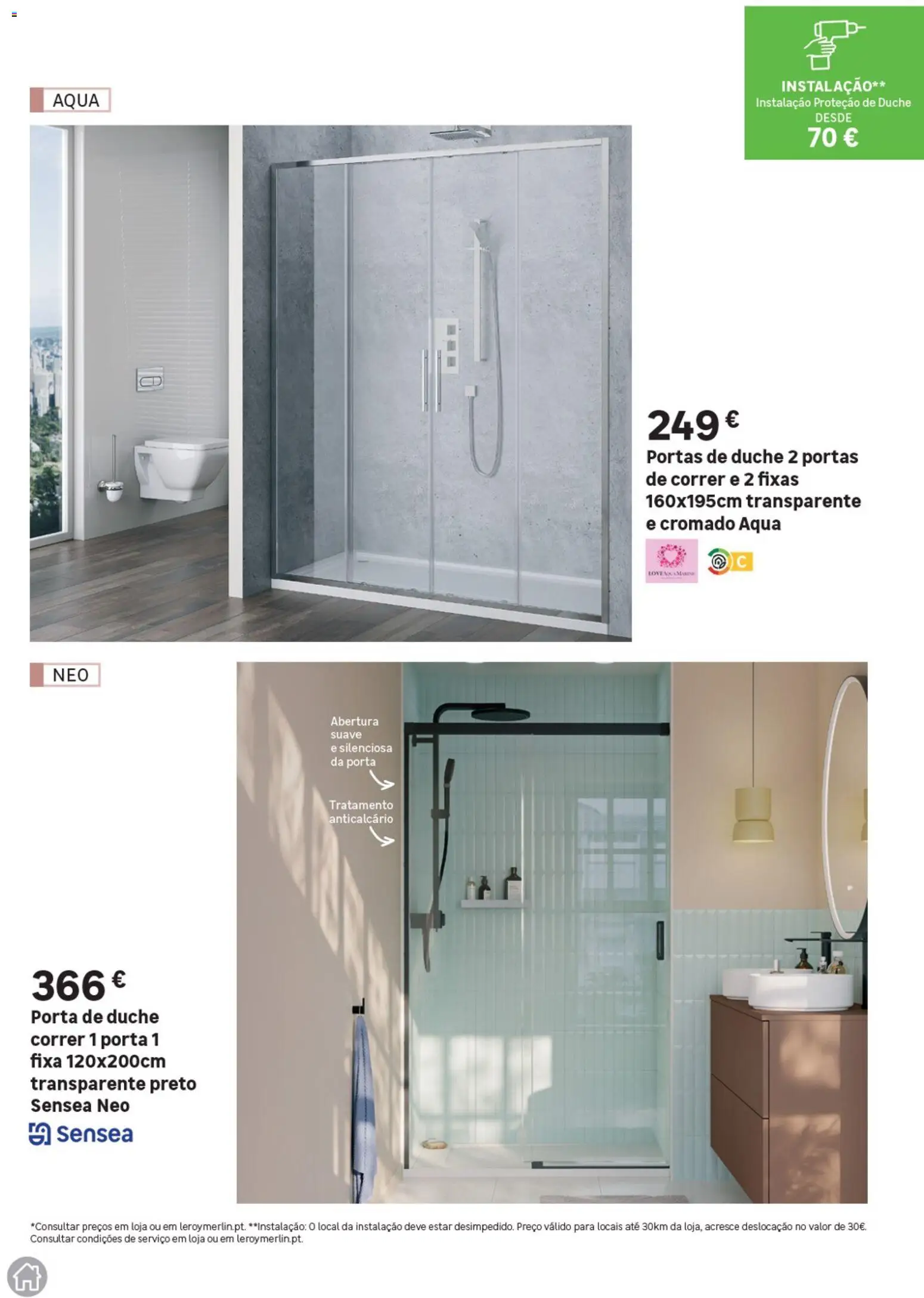 Leroy Merlin Catálogo Casas de Banho │ válido de 28.05.2026 | Página: 55 | Produtos: Porta, Portas