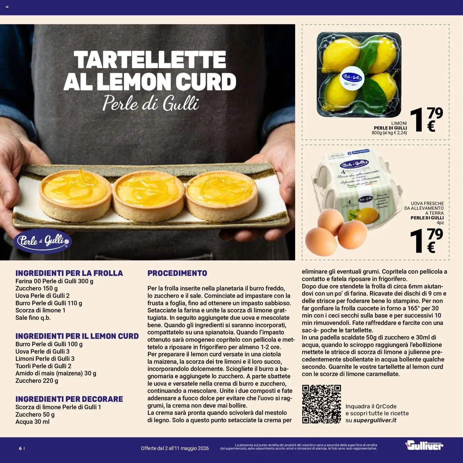 Volantino Gulliver del 02.05.2026 | Pagina: 6 | Prodotti: Ceci, Acqua, Farina, Terra