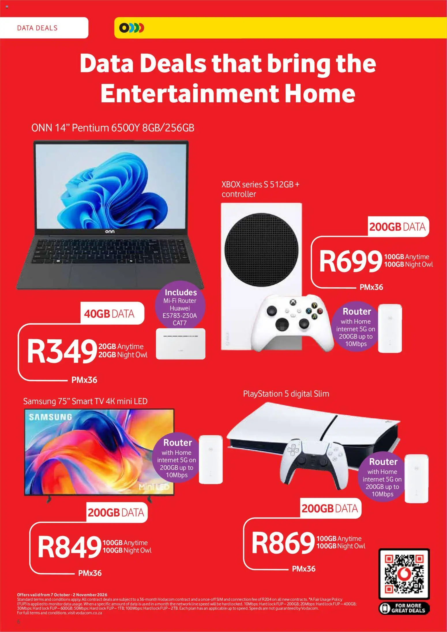 New Makro catalogue – valid from 07/10/2026 | Page: 6 | Products: Router, Playstation, Lock, TV
