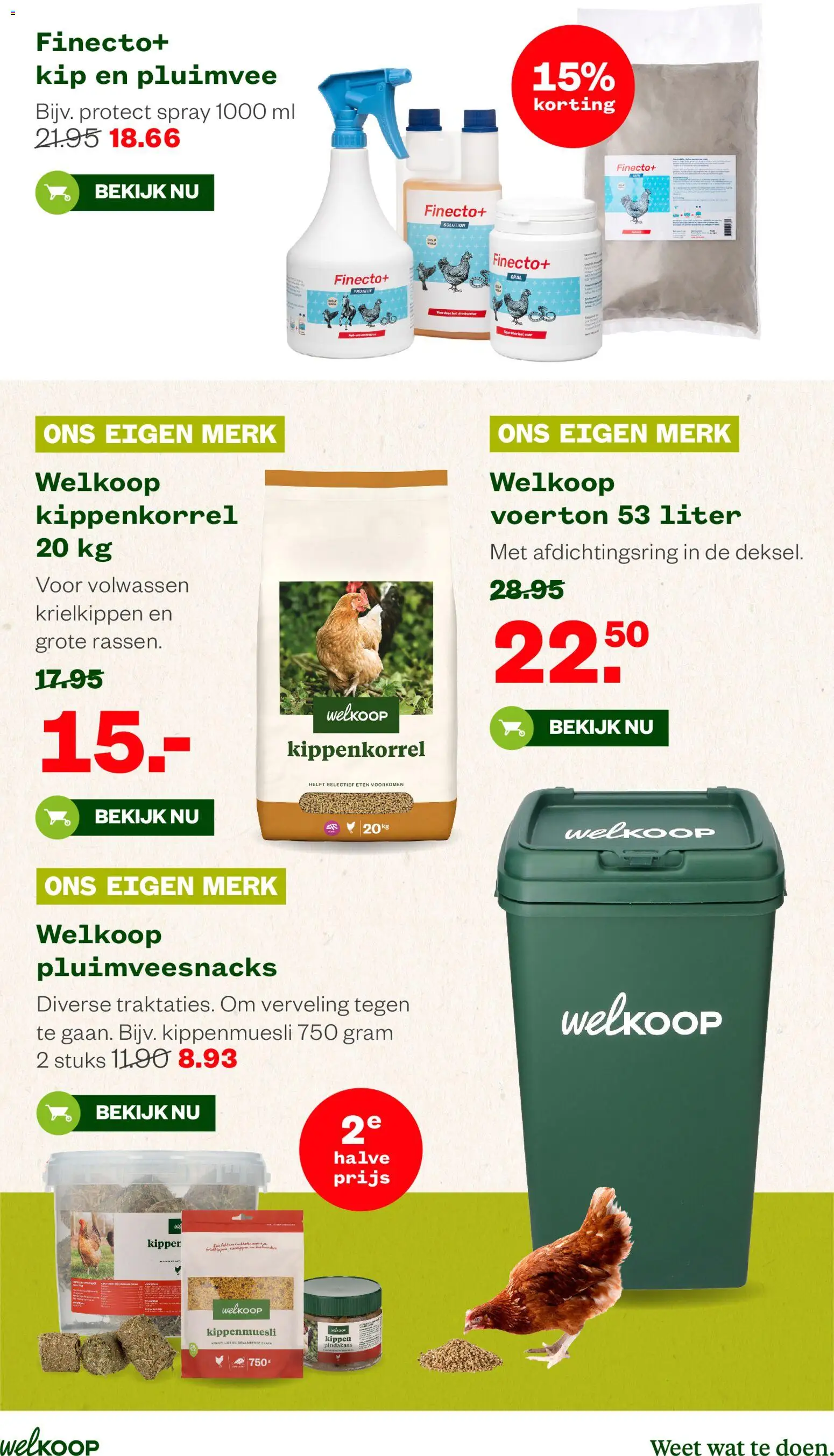 {H1} | Pagina: 25 | Producten: Kippen, Pindakaas, Kip