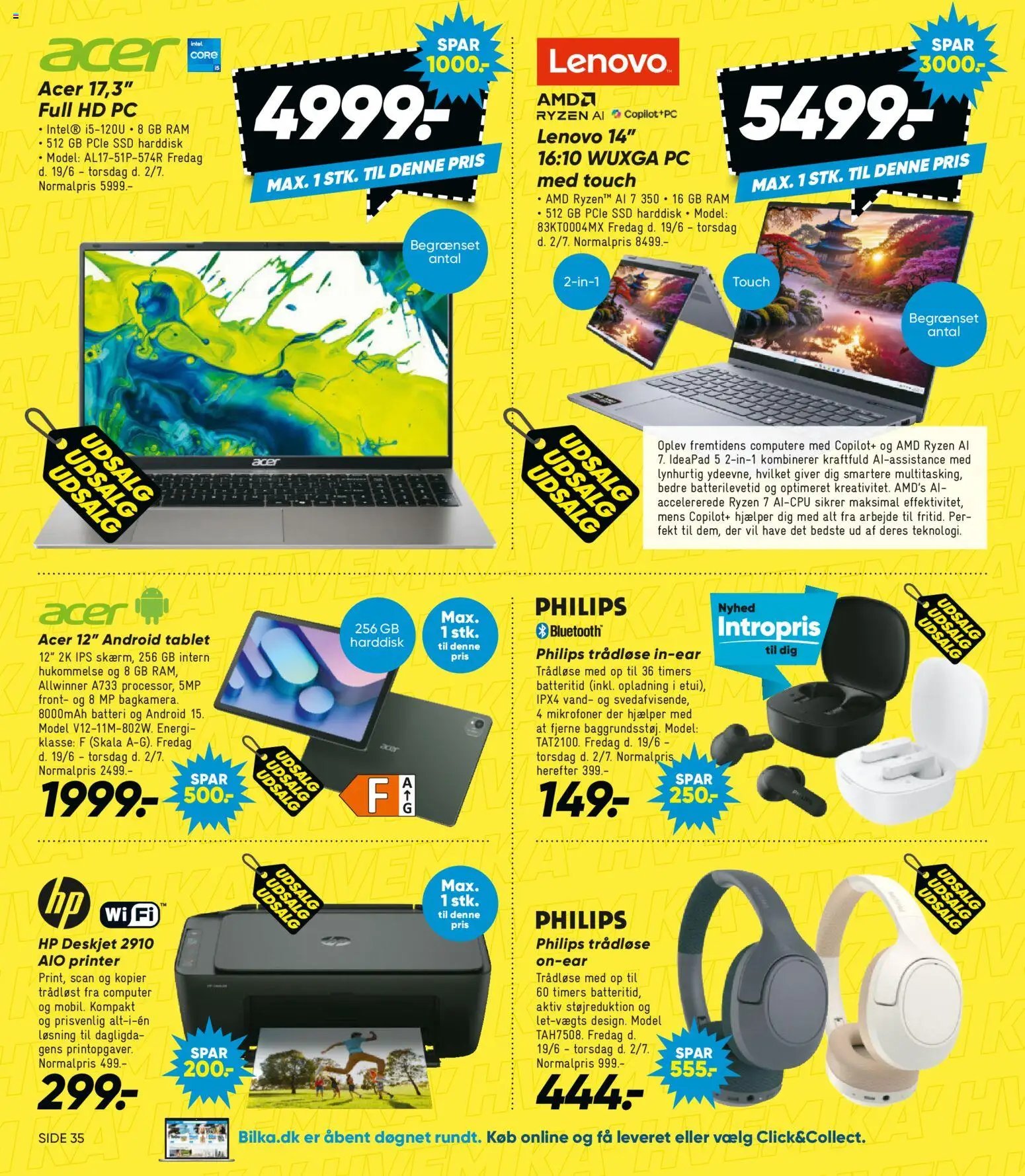 Bilka tilbudsavis – gyldig fra 19.06.2026 | Side: 25 | Produkter: PC, Computere, Batteri, SSD