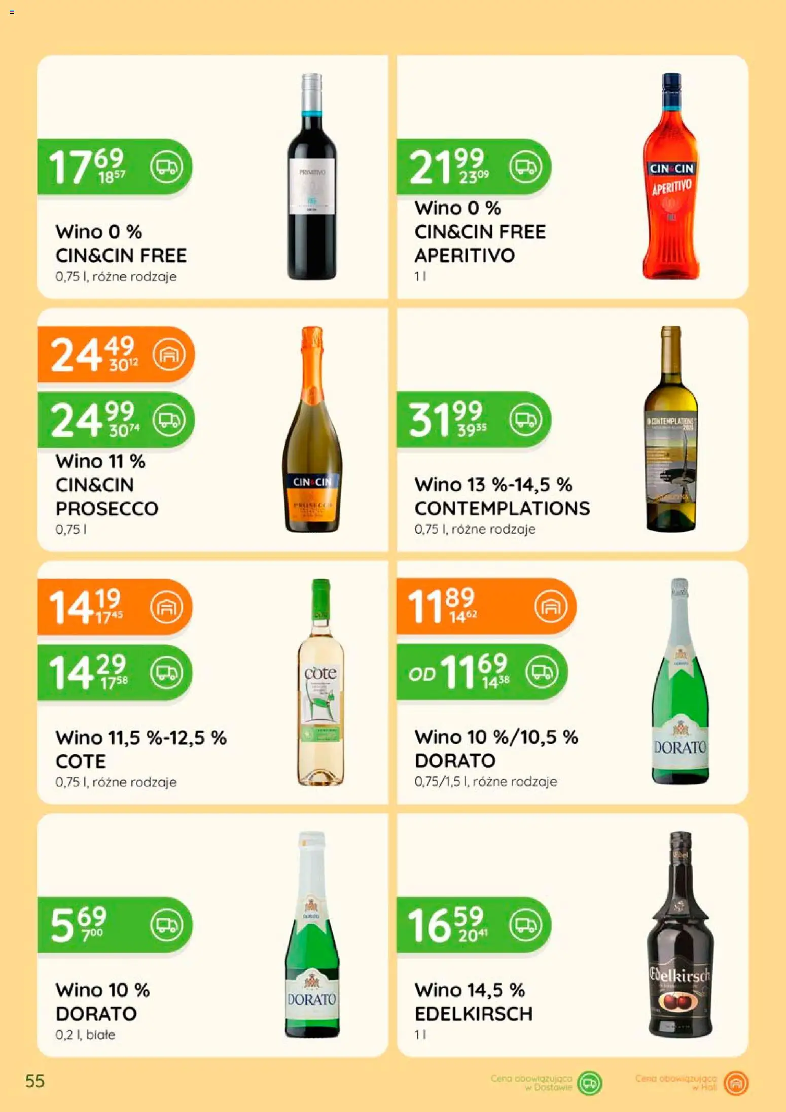 Eurocash gazetka - Katalog Alkoholowy od 01.08.2026 | Strona: 55 | Produkty: Wino, Prosecco