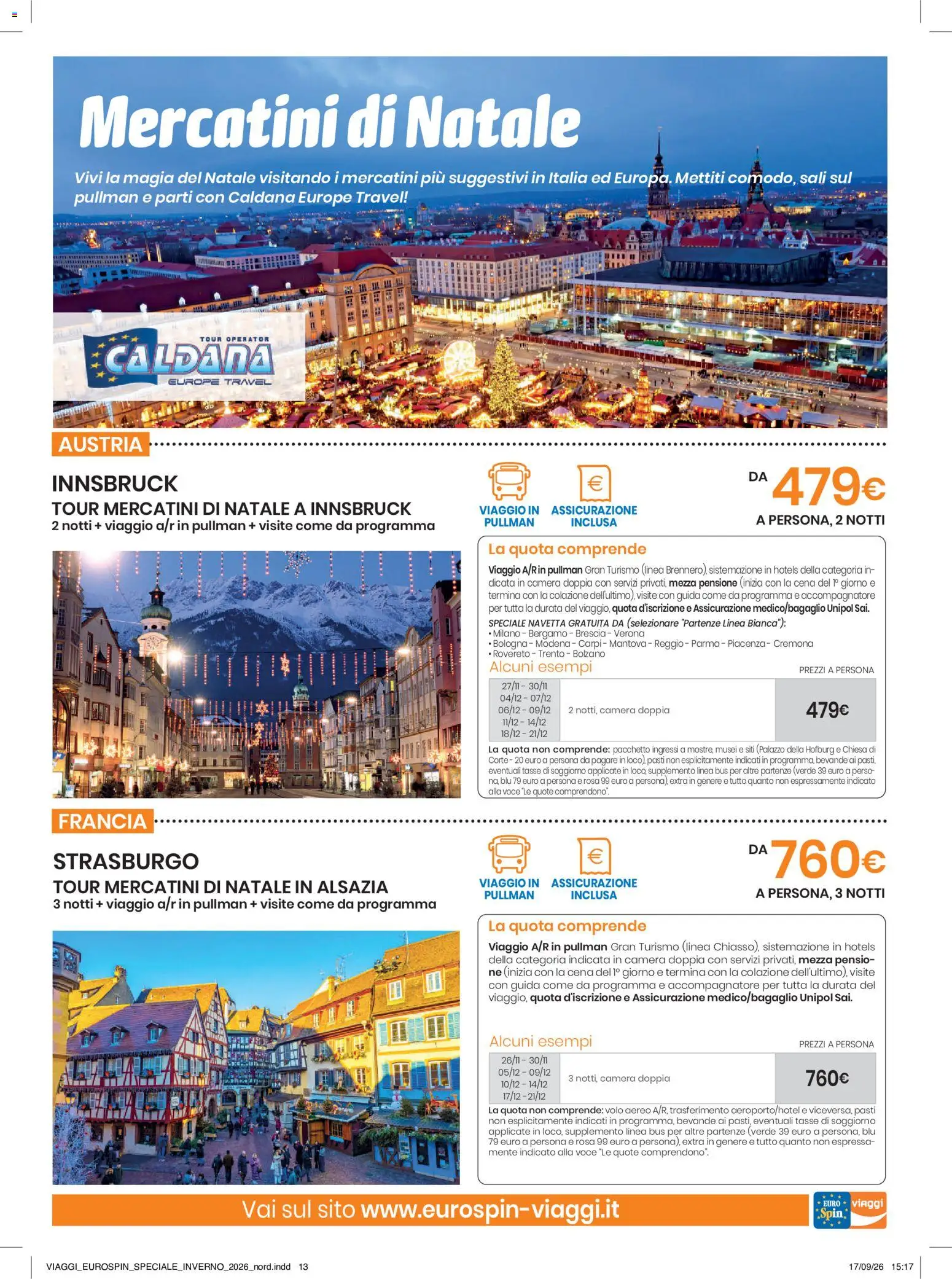 Volantino Eurospin del 17/09/2026 | Pagina: 13 | Prodotti: Bevande