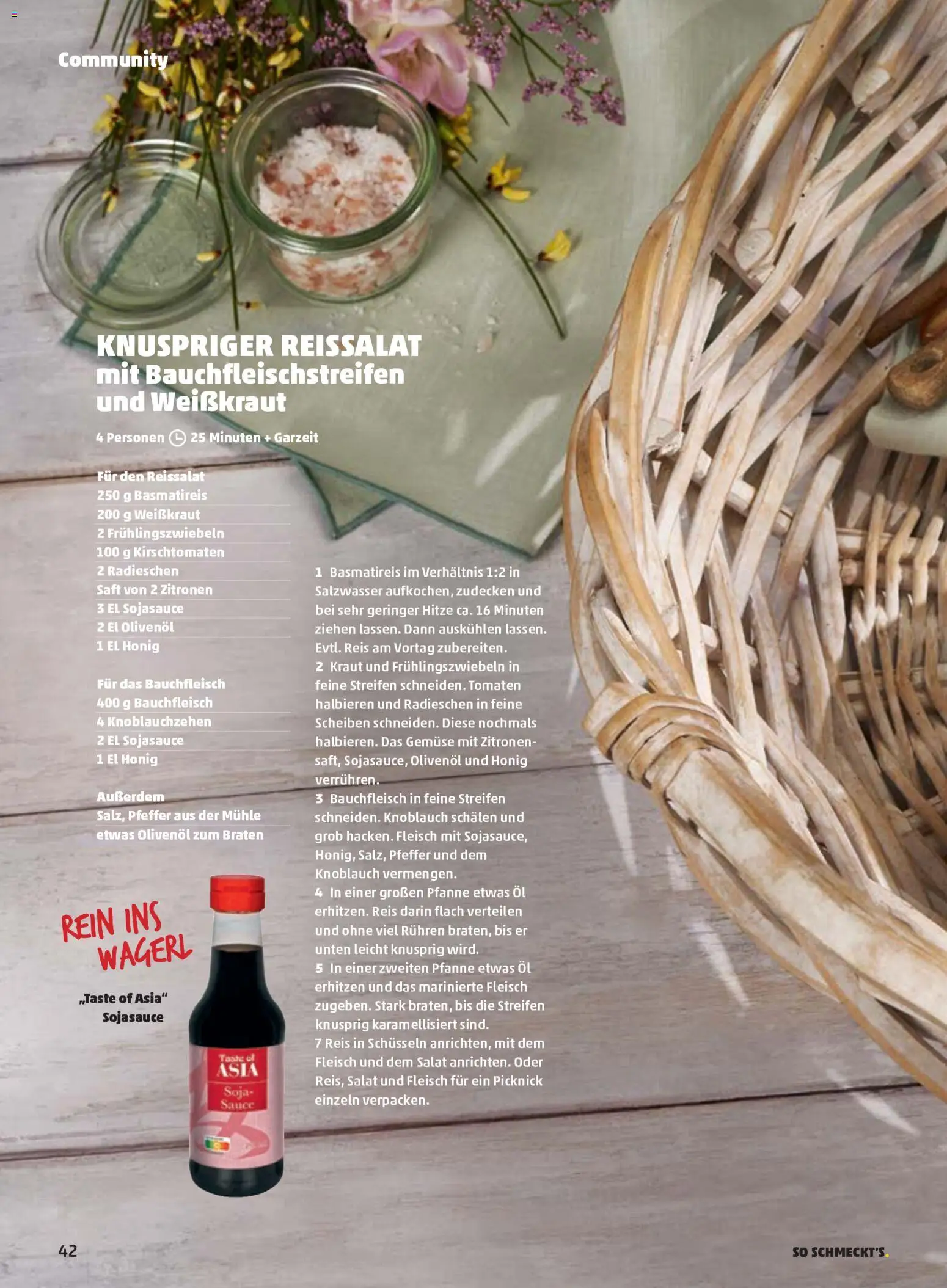 Penny Markt Schmankerl Post gültig ab 31.05.2026 | Seite: 42 | Produkte: Pfeffer, Saft, Tomaten, Reis