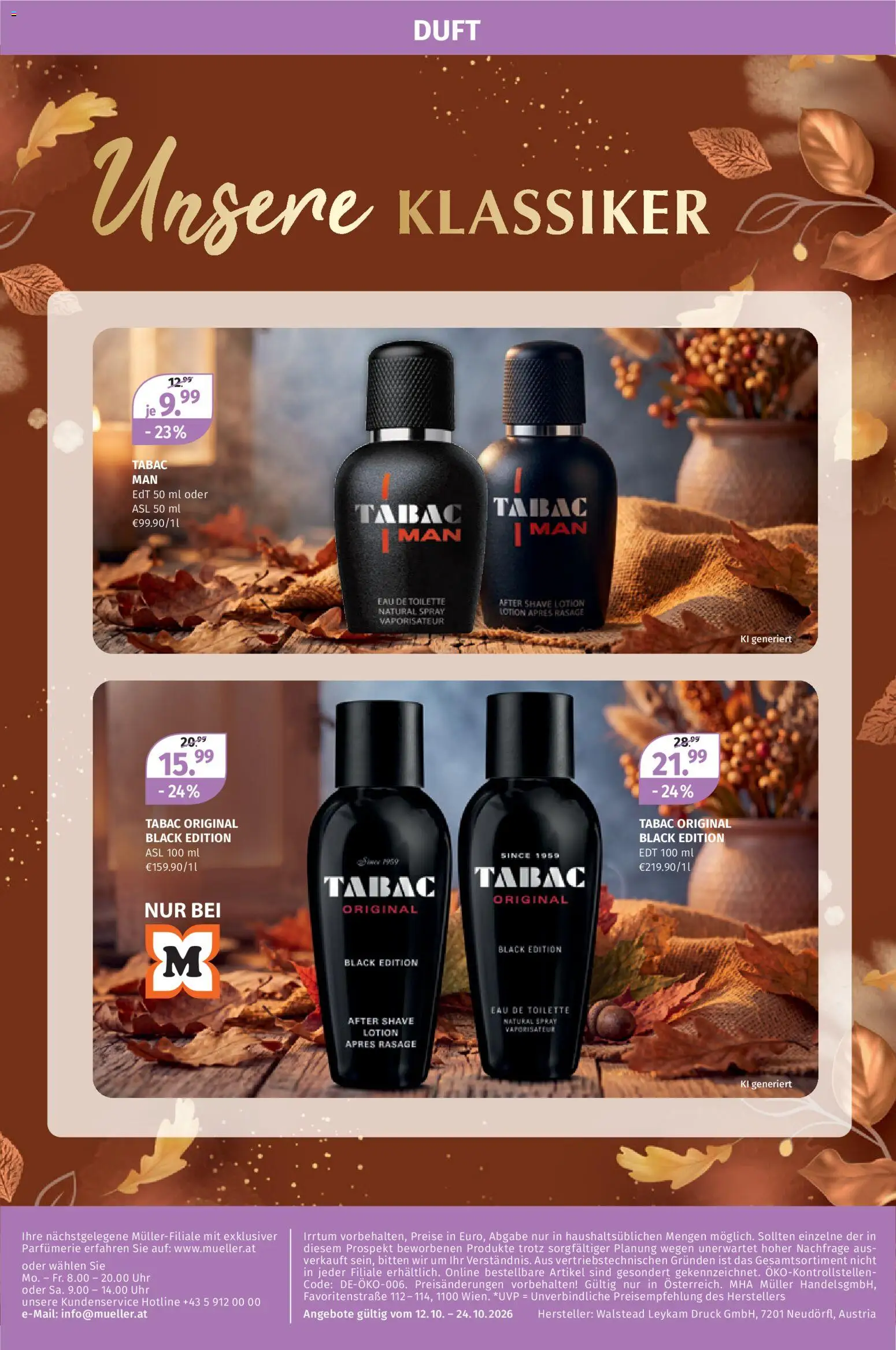 Müller Flugblatt gültig ab 12.10.2026 | Seite: 4 | Produkte: Uhr, Toilette, Duft, Eau de Toilette