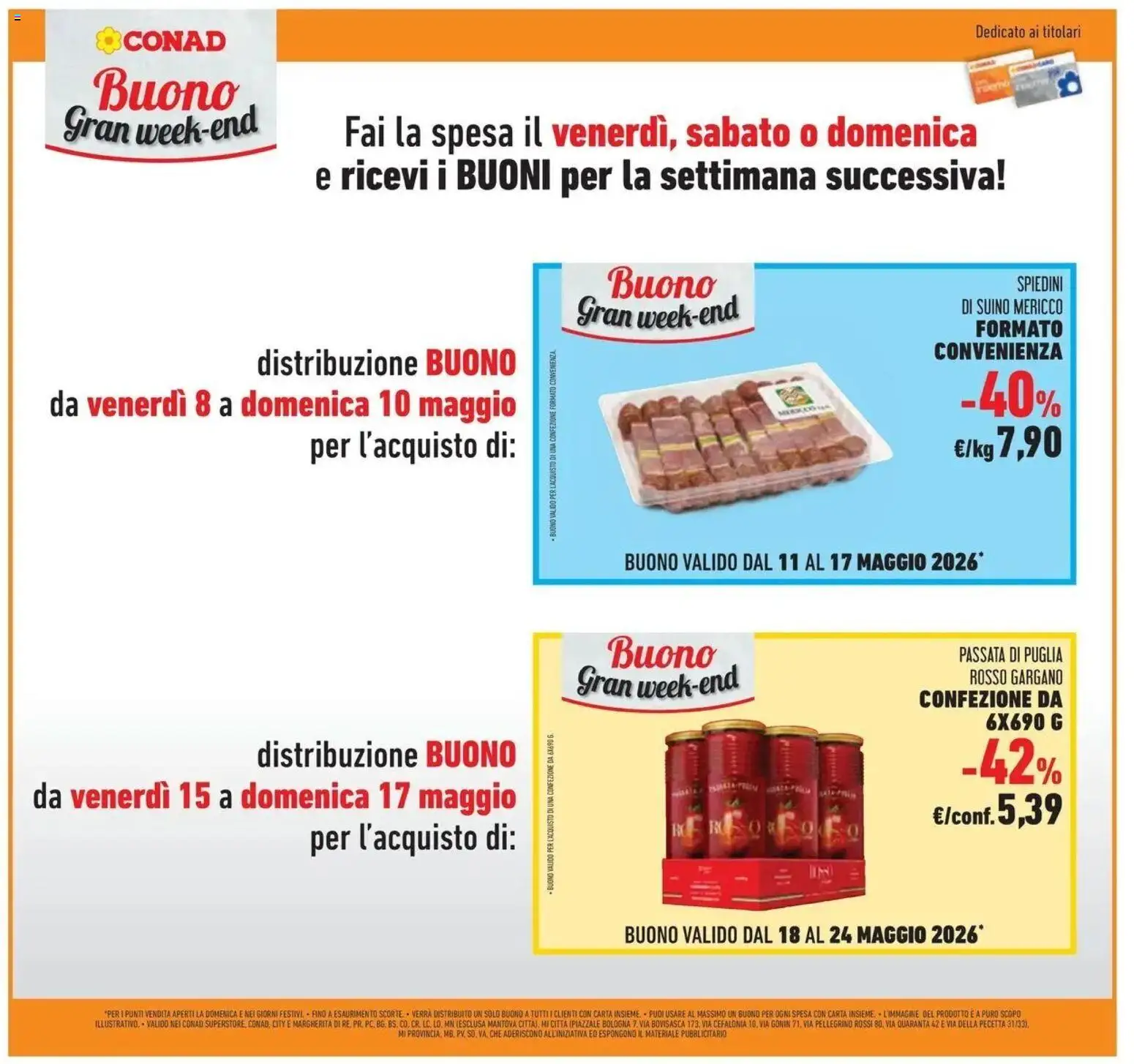 Volantino Conad del 05.05.2026 | Pagina: 43 | Prodotti: Suino, Spiedini