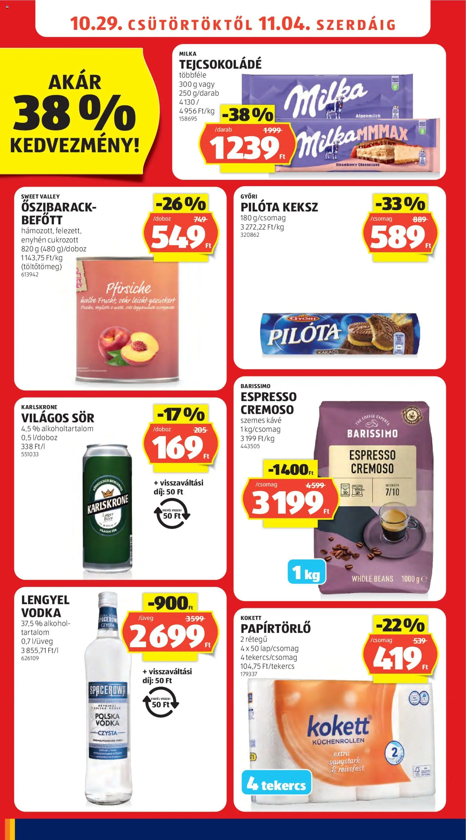 Aldi akciós ujság - amely érvényes a következő dátumtól: 2026.10.29. | Oldal: 12